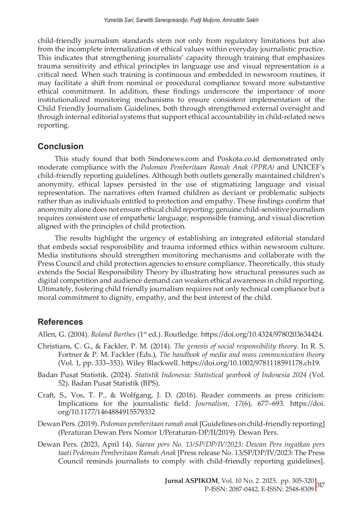 JURIS Stigmatizing language and visuals in reporting on children in Indonesia
