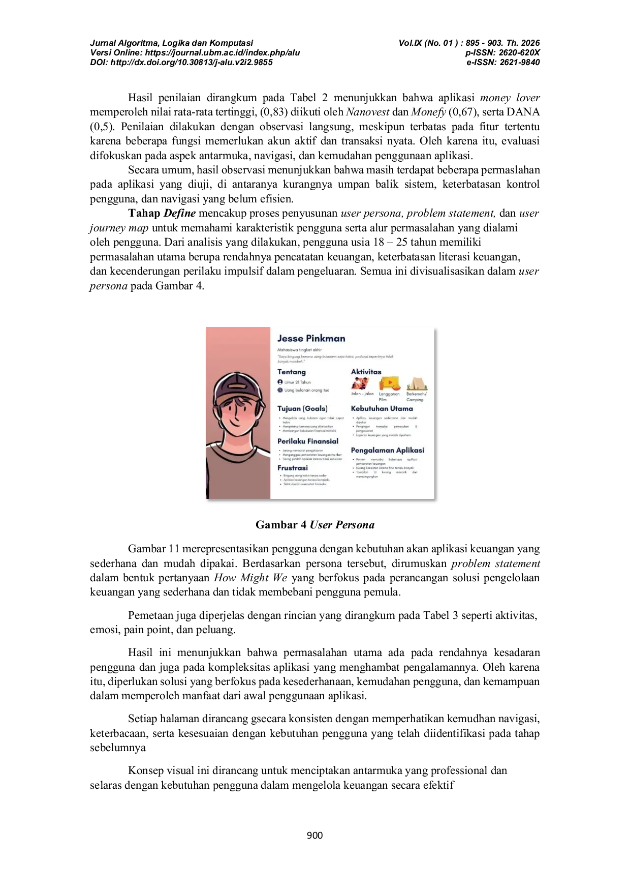 JURIS Designing a Mobile App Prototype For Financial Literacy and Management Using Design Thinking Methods