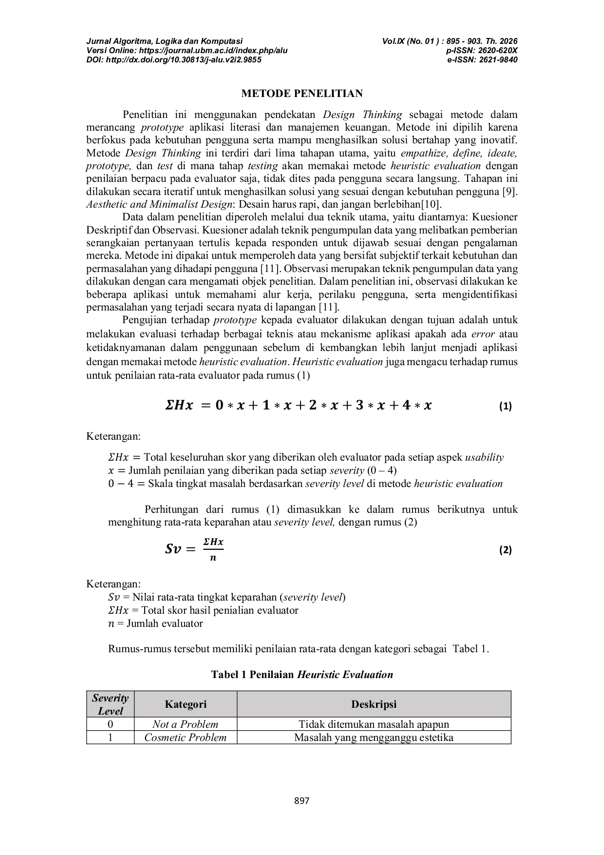 JURIS Designing a Mobile App Prototype For Financial Literacy and Management Using Design Thinking Methods
