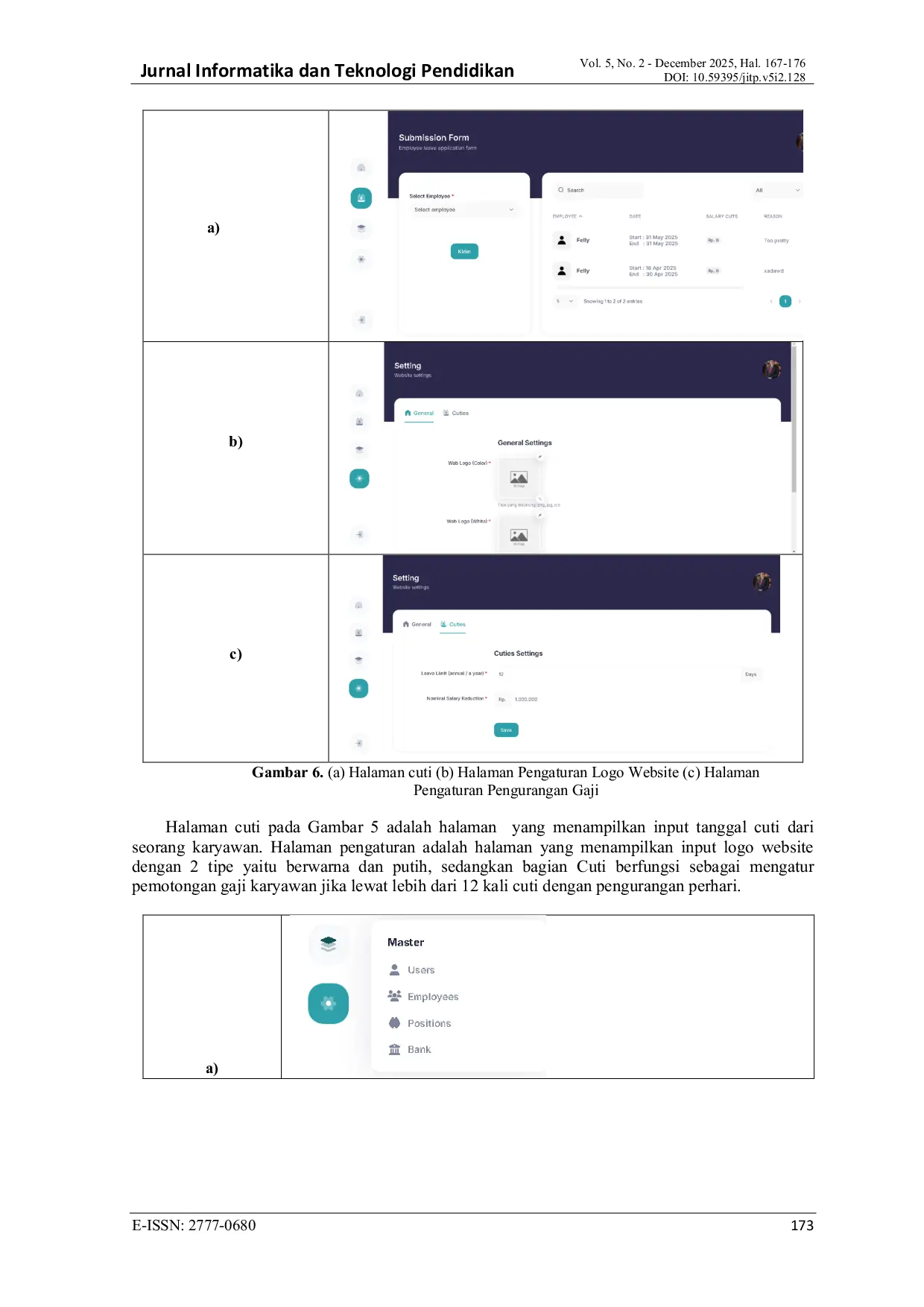JURIS Perancangan Website Human Resources Hotel De Java