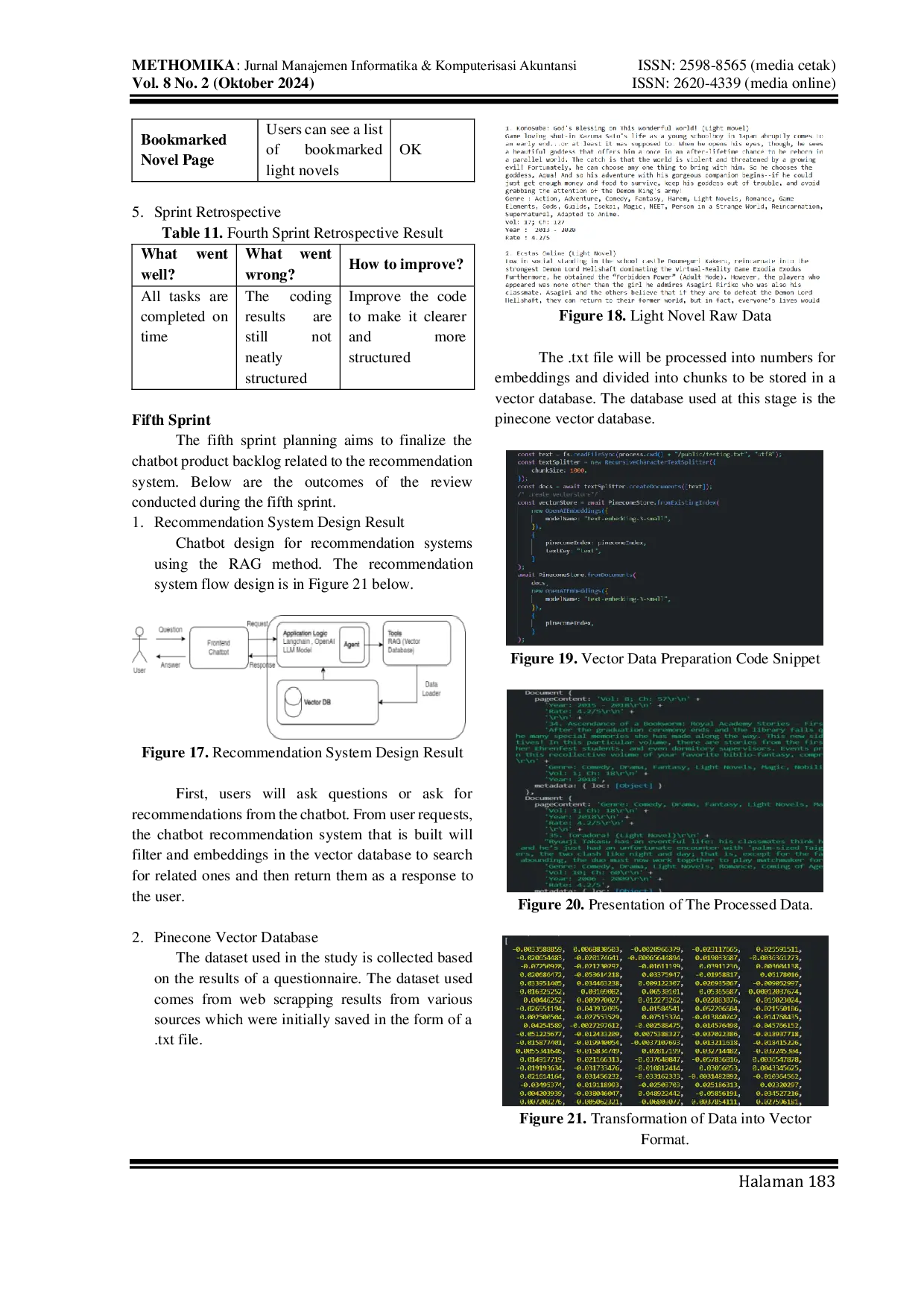 JURIS Designing A Web Based Light Novel Application With An Llm Powered Chatbot Recommendation System Using Scrum Methodology