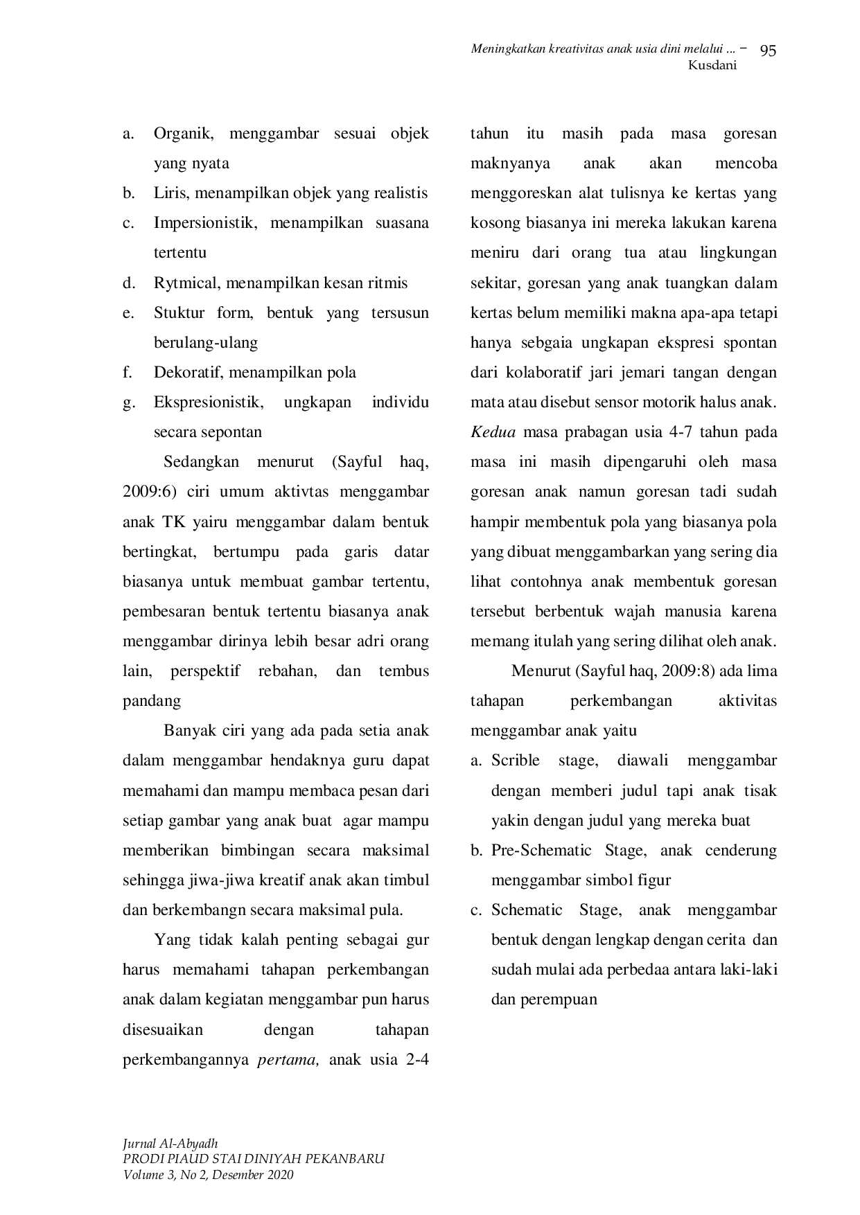 JURIS Meningkatkan Kreativitas Anak Usia Dini Melalui Aktivitas Menggambar di TK Ansor