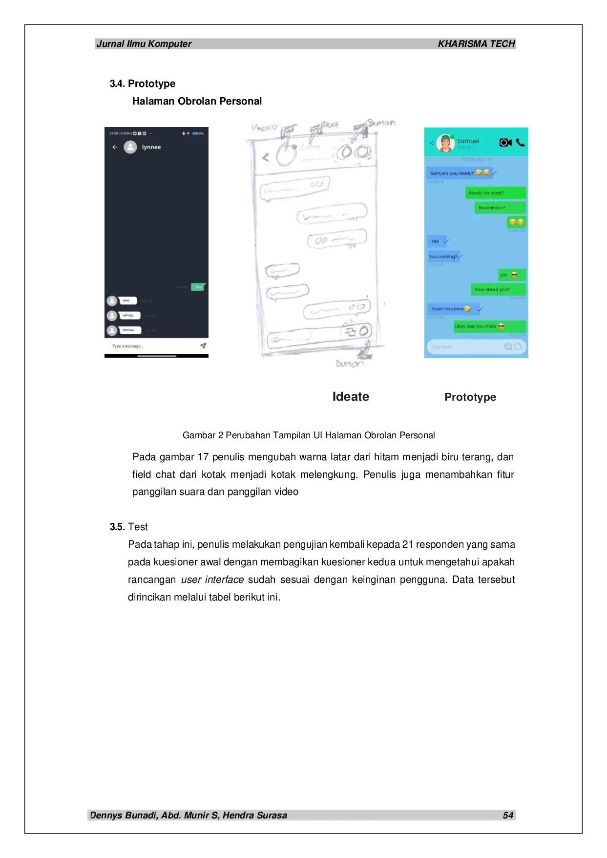 JURIS Perancangan User Interface pada Aplikasi Navyfriend dengan Metode Design Thinking