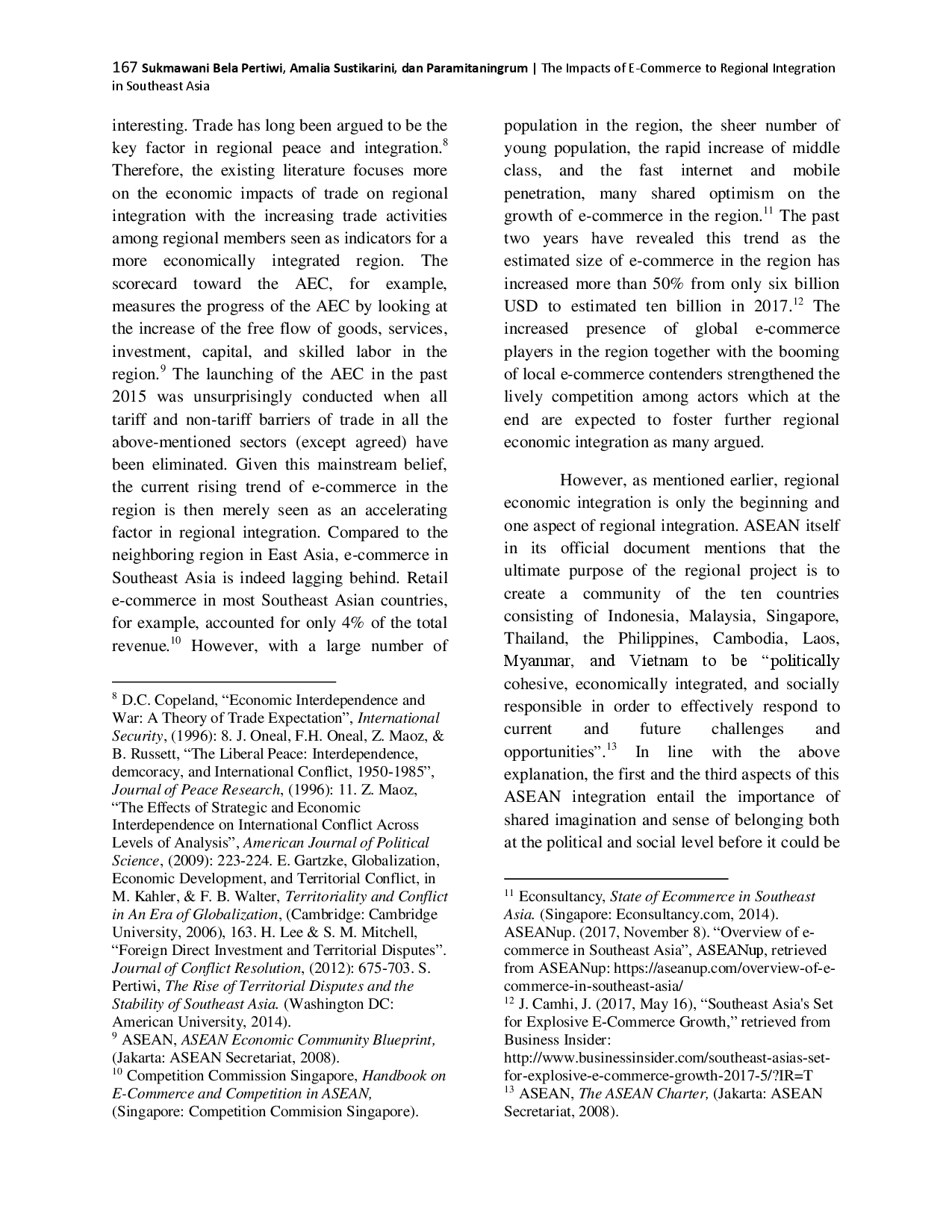 juris The Impacts of E Commerce to Regional Integration in Southeast Asia