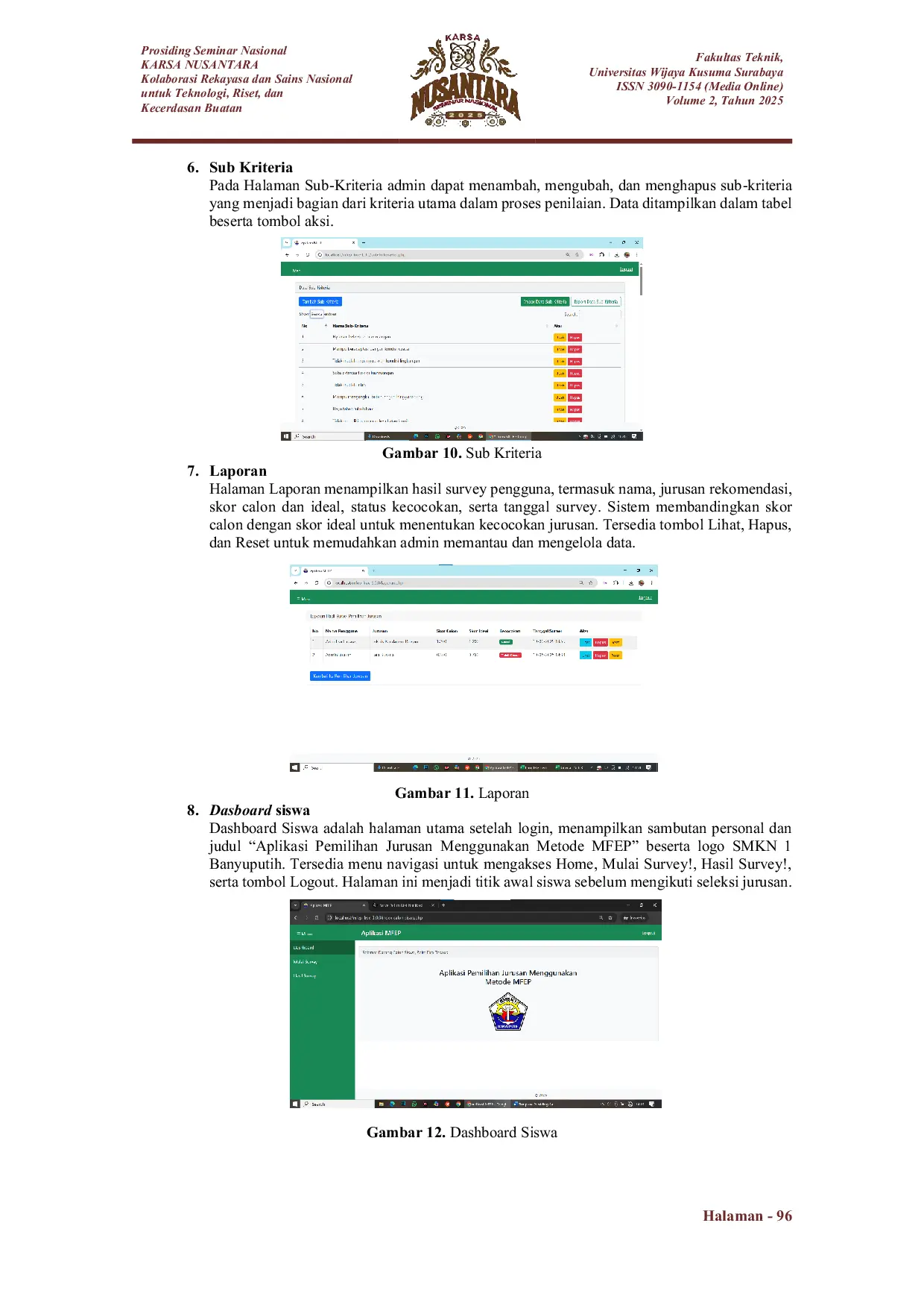 JURIS Implementasi Multi Factor Evaluation Process MFEP Untuk Pemilihan Kompetensi Keahlian di SMKN 1 Banyuputih