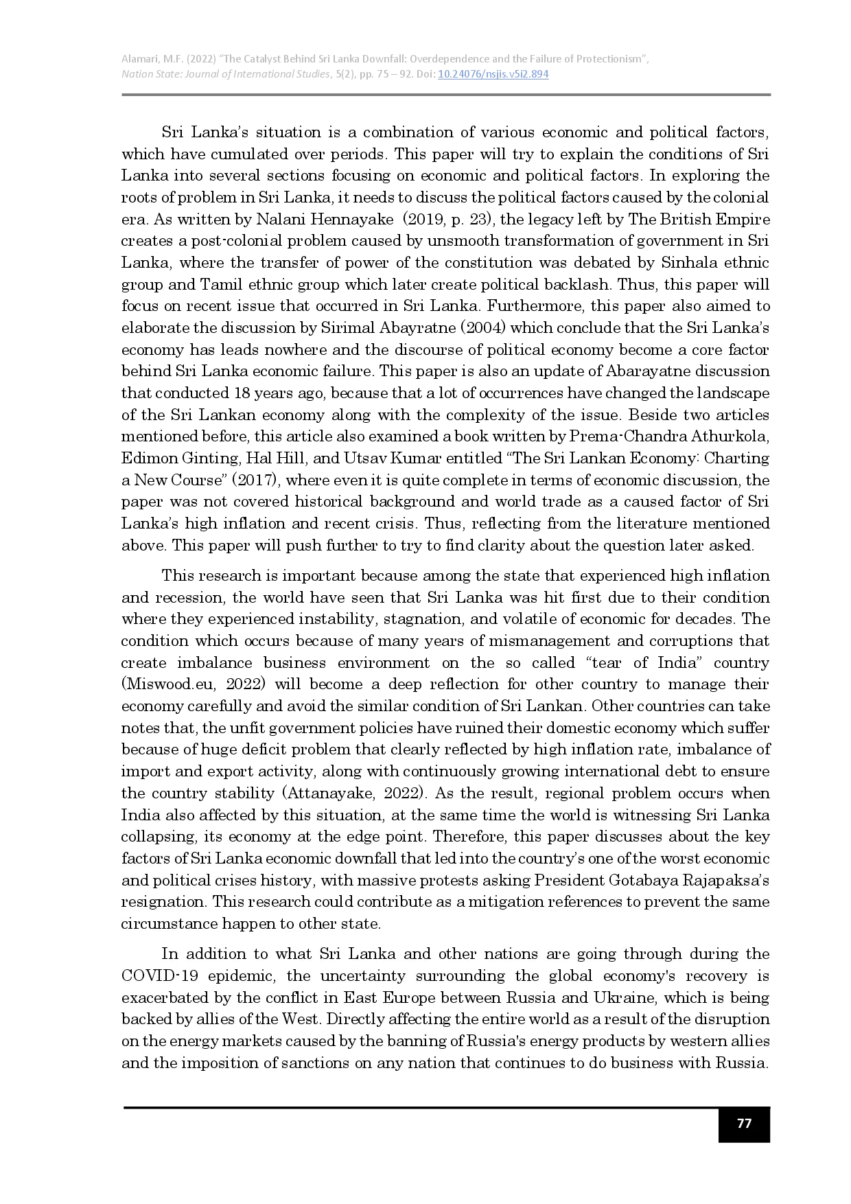 juris The Catalyst behind Sri Lanka Downfall Overdependence and the Failure of Protectionism