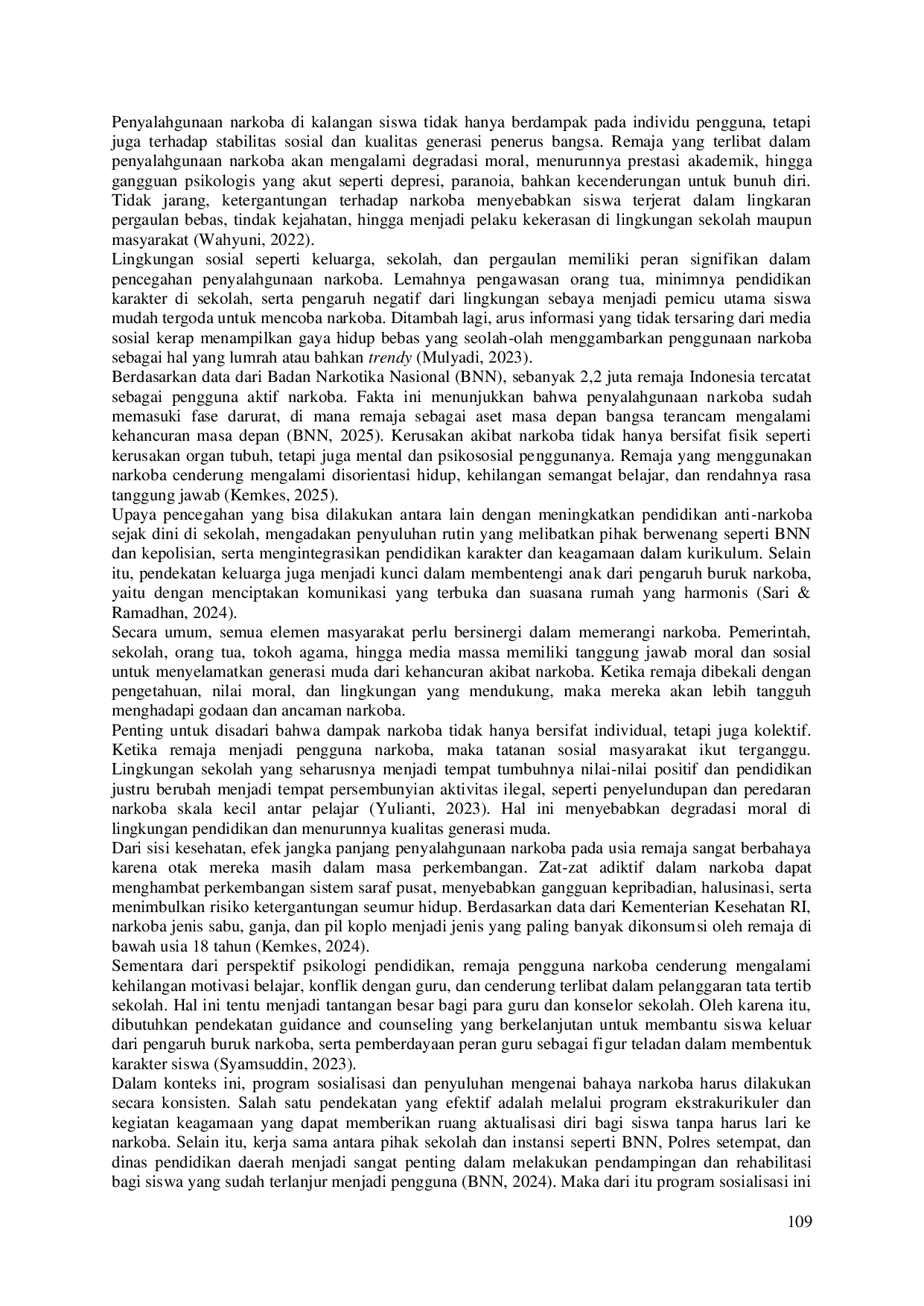 JURIS Sosialisasi Penyalahgunaan Narkoba di Kalangan Siswa SMP