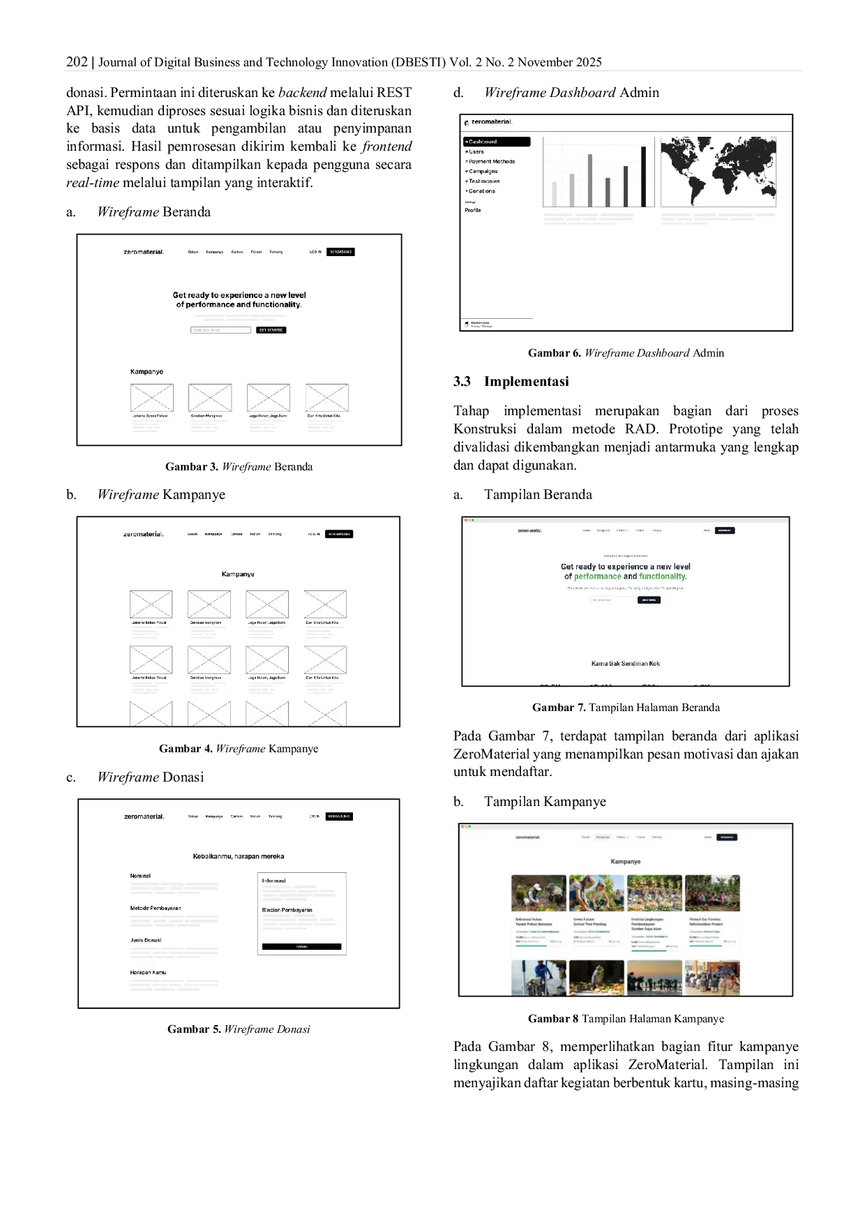 JURIS Implementation of ReactJs in Front End Development of Zeromaterial Community Application