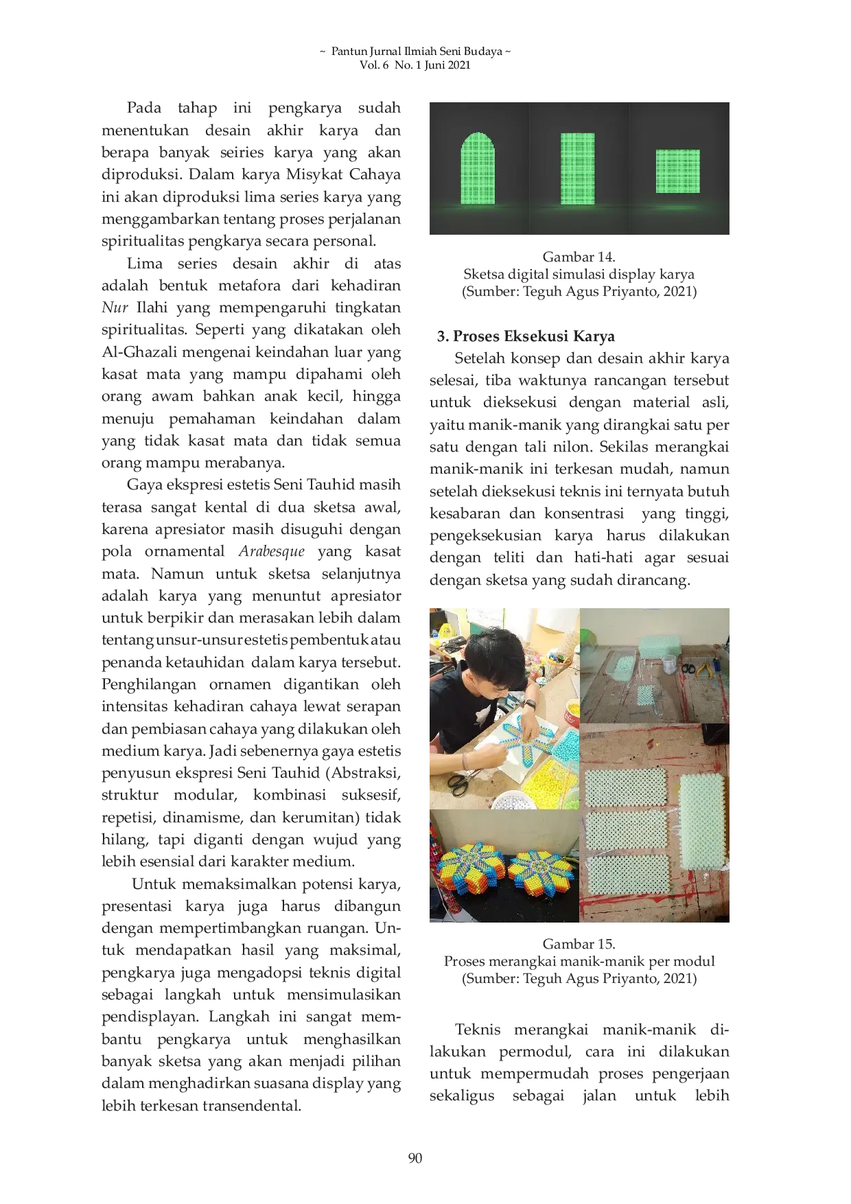 JURIS Misykat Cahaya Spiritualitas dalam Seni Tauhid