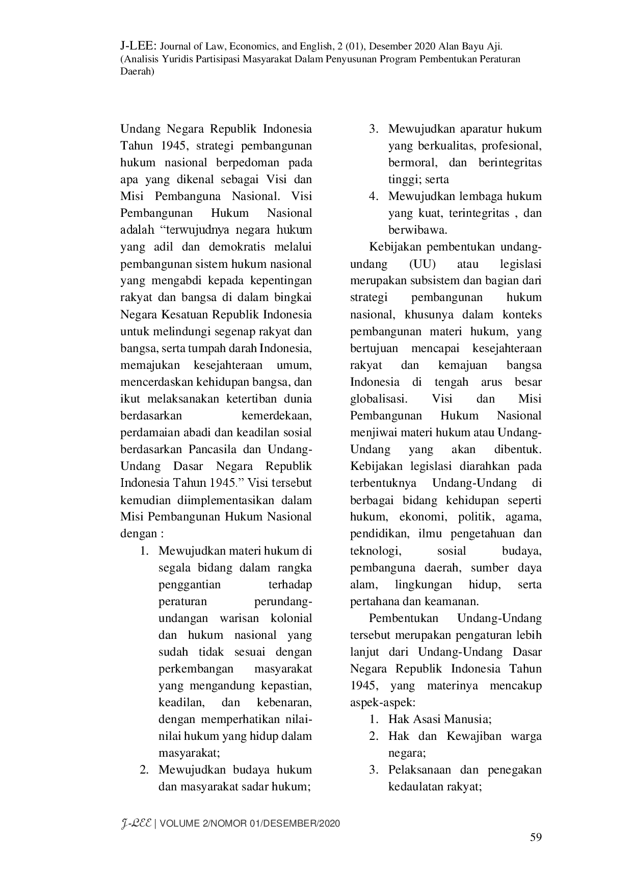 juris Analisis Yuridis Partisipasi Masyarakat Dalam Penyusunan Program Pembentukan Peraturan Daerah