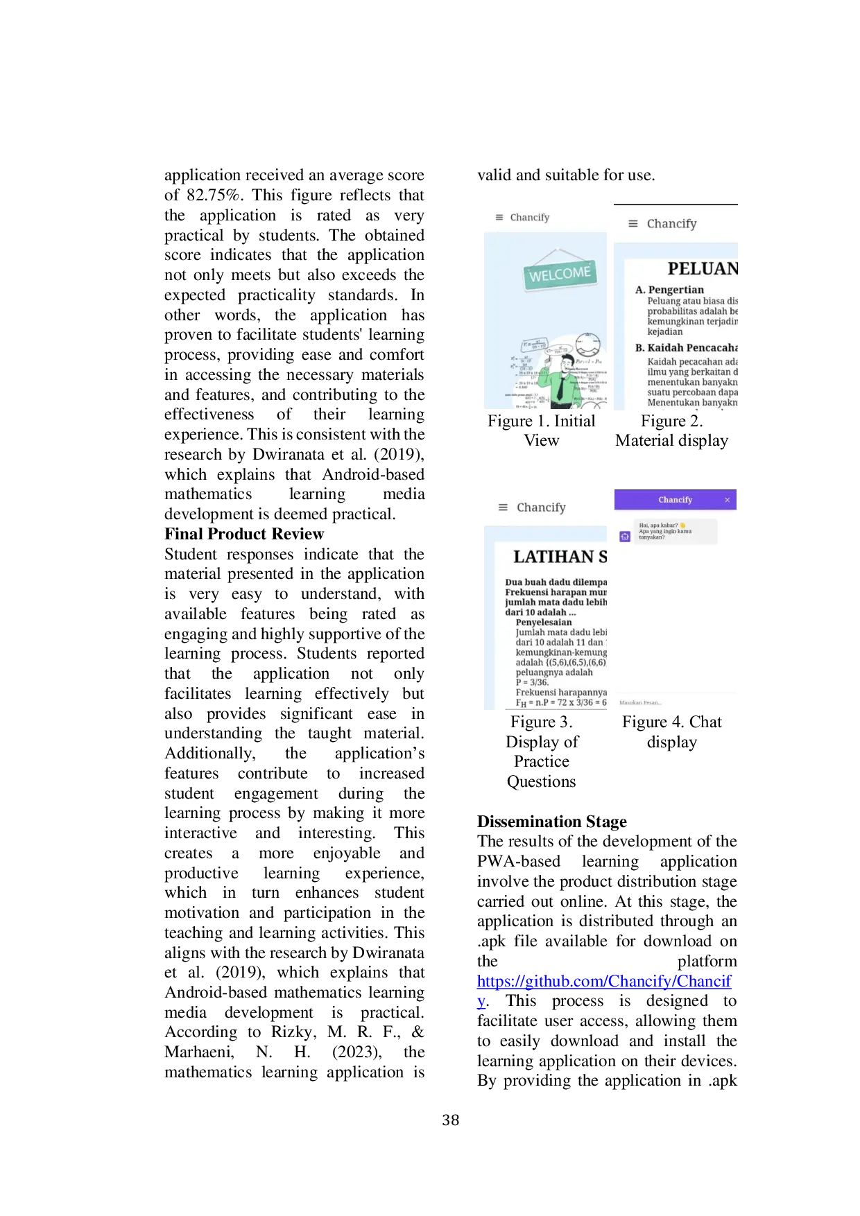 JURIS Chancify PWA Progressive Web App Learning Application to Enhance Motivation and Support Critical Thinking Skills