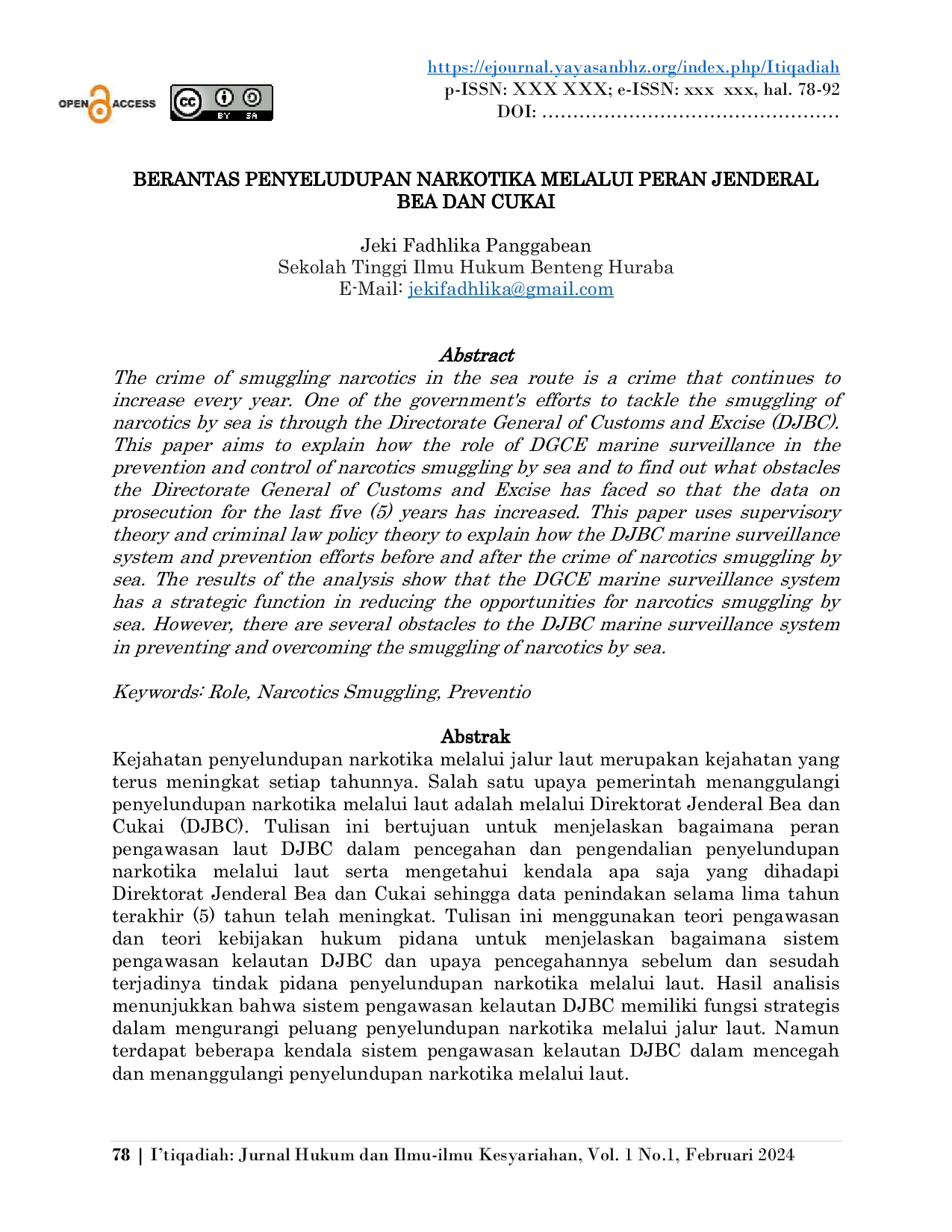 JURIS Berantas Penyelundupan Narkotika Melalui Peran Jenderal Bea Dan Cukai