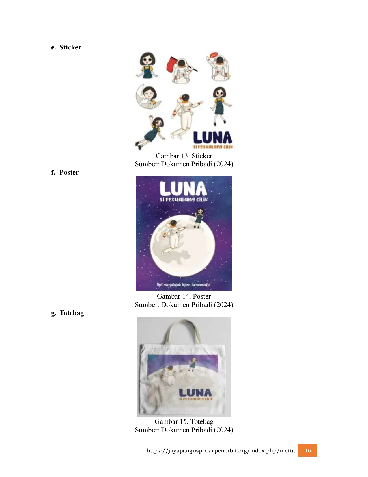 JURIS Perancangan Desain Karakter Pada Buku Interaktif Satelit Bulan Untuk Anak Kelas 6 Sekolah Dasar