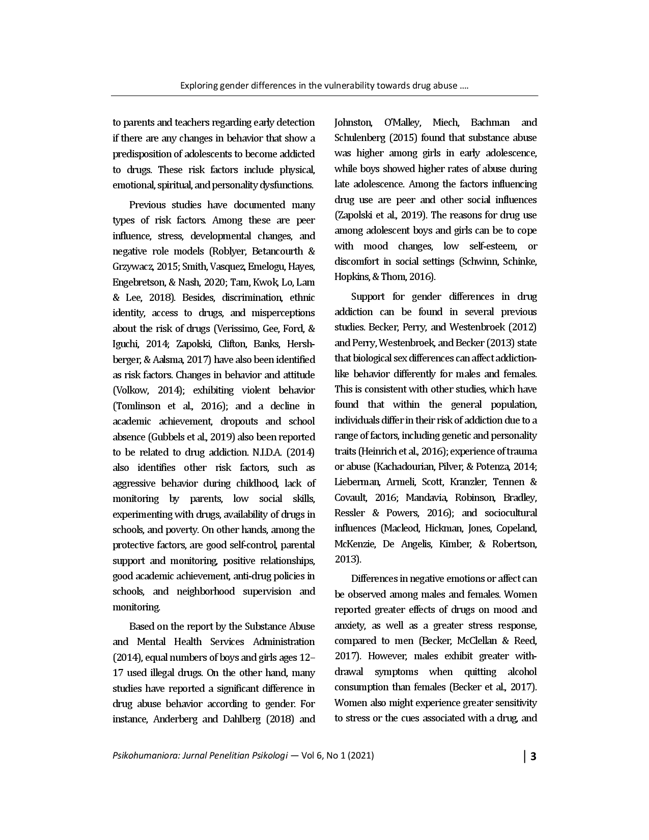 juris Exploring gender differences in the vulnerability towards drug abuse among adolescents in Malaysia