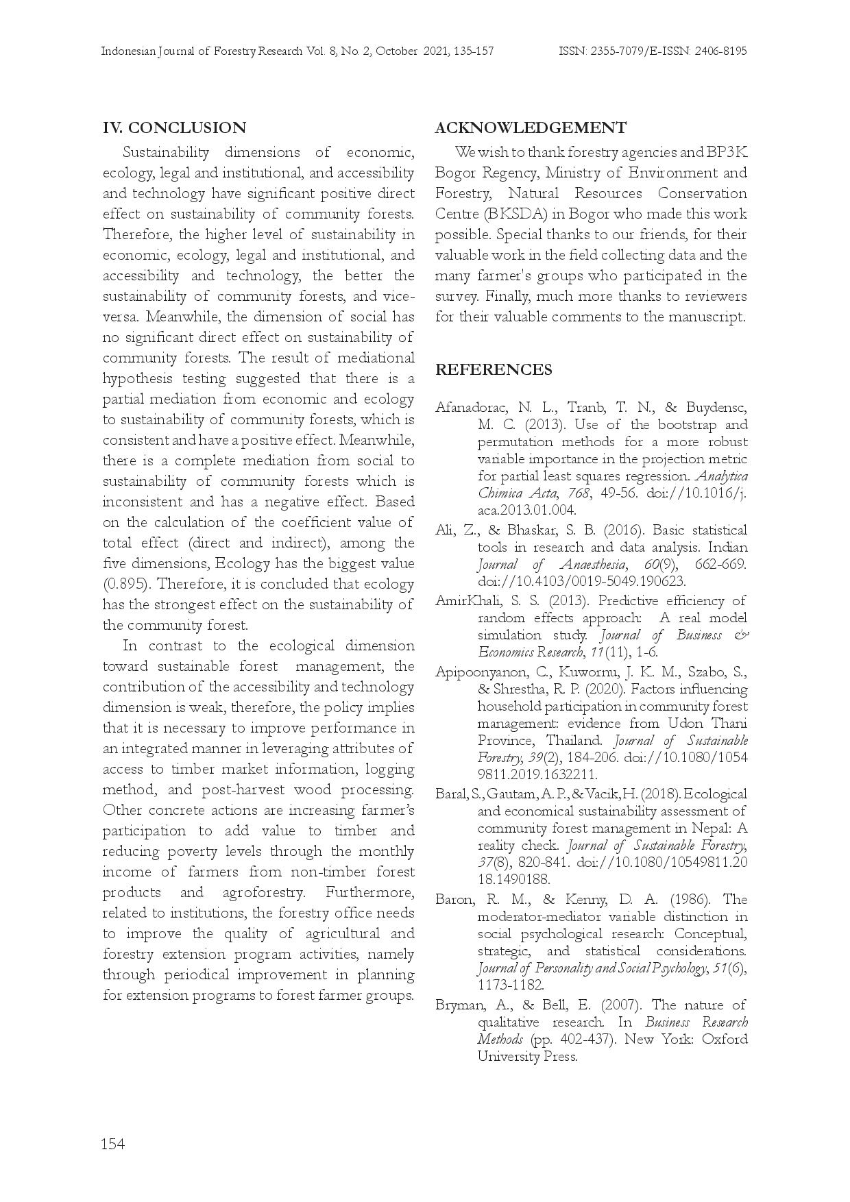 juris The Policy Model for Sustainable Community Forest A Factor Analysis
