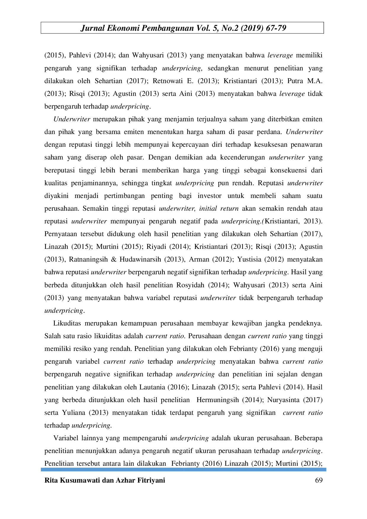 juris Fenomena Underpricing Dan Faktor Faktor Yang Mempengaruhinya