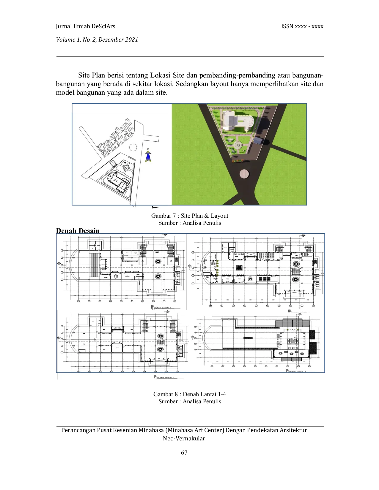 JURIS Pusat Kesenian Minahasa Minahasa Art Center Dengan Pendekatan Arsitektur Neo Vernakular