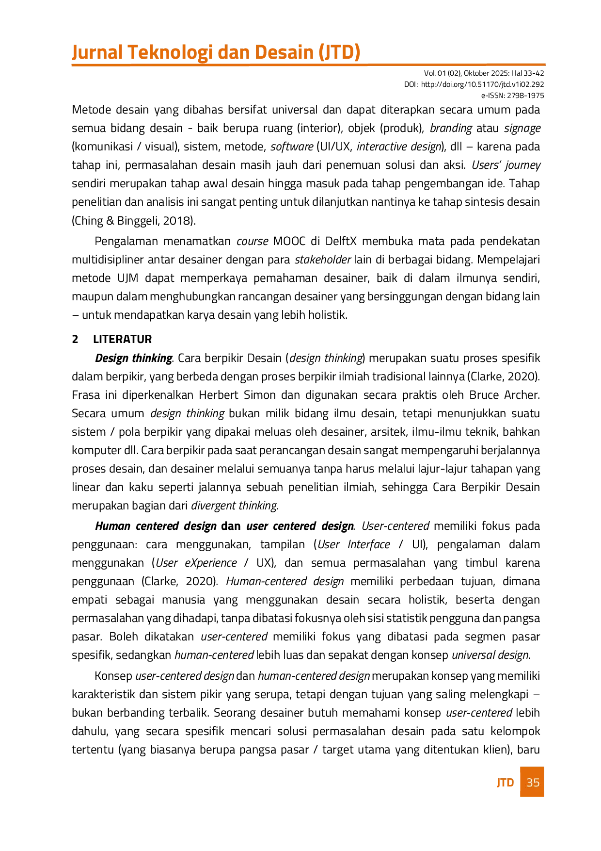 JURIS Perkembangan Perspektif Pengguna dalam Pengambilan Keputusan Desain