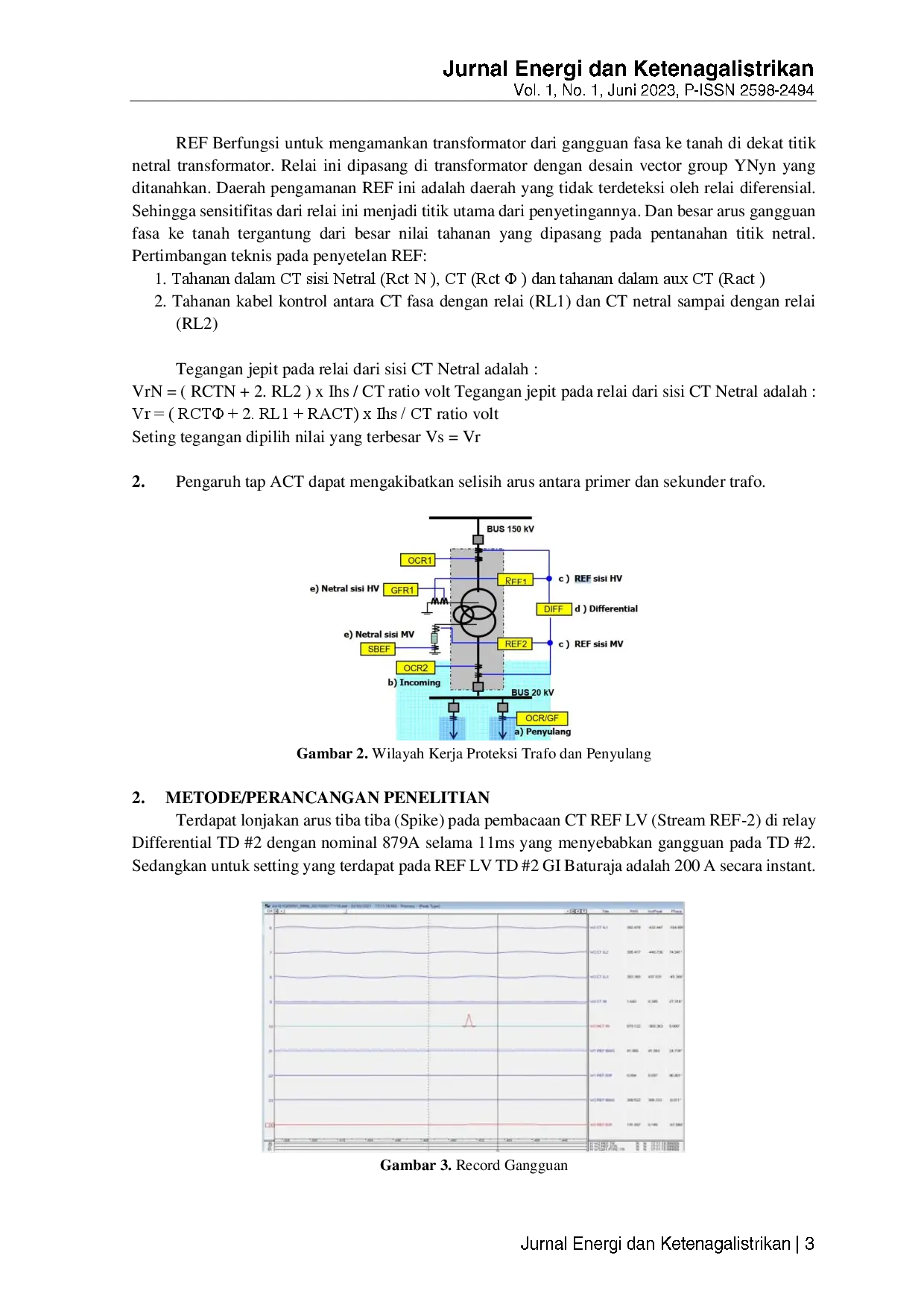 JURIS Transformer Fault Case Study On Digital Subtation System Baturaja Based on Case Study TD 2 60 MVA 03 March 2021