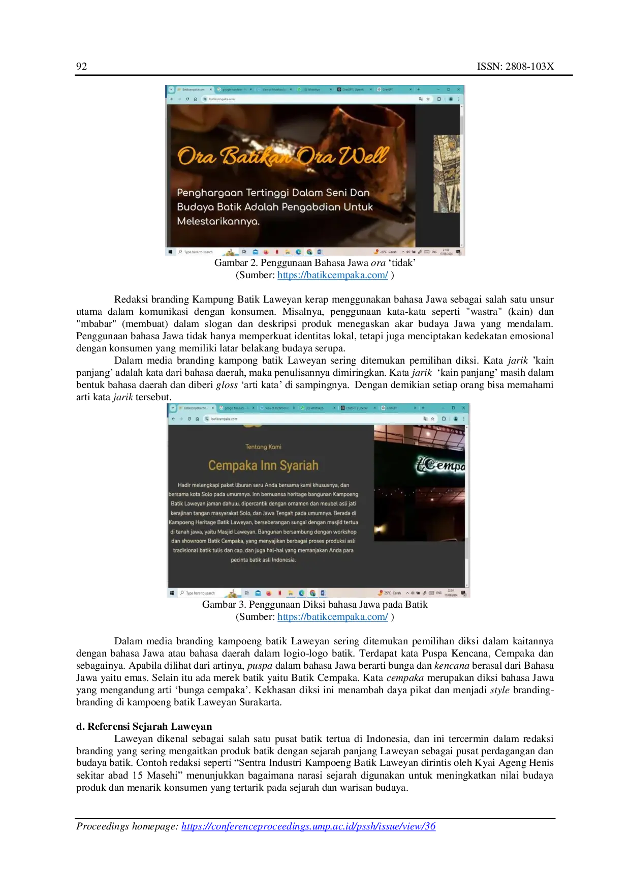 JURIS Kekhasan Muatan Kearifan Lokal dalam Redaksi Branding Kampung Batik Laweyan Surakarta Tinjauan Stilistika