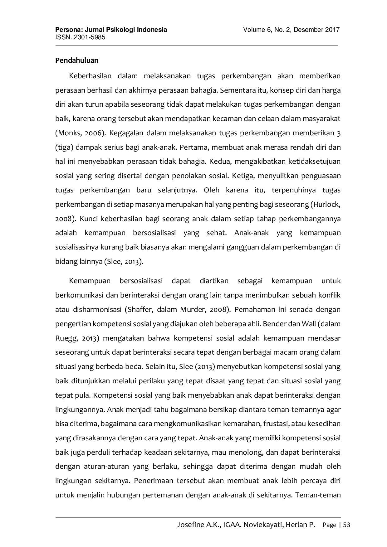 JURIS PENGARUH PERMAINAN GOBAK SODOR TERHADAP PENINGKATAN KOMPETENSI SOSIAL ANAK DITINJAU DARI JENIS KELAMIN