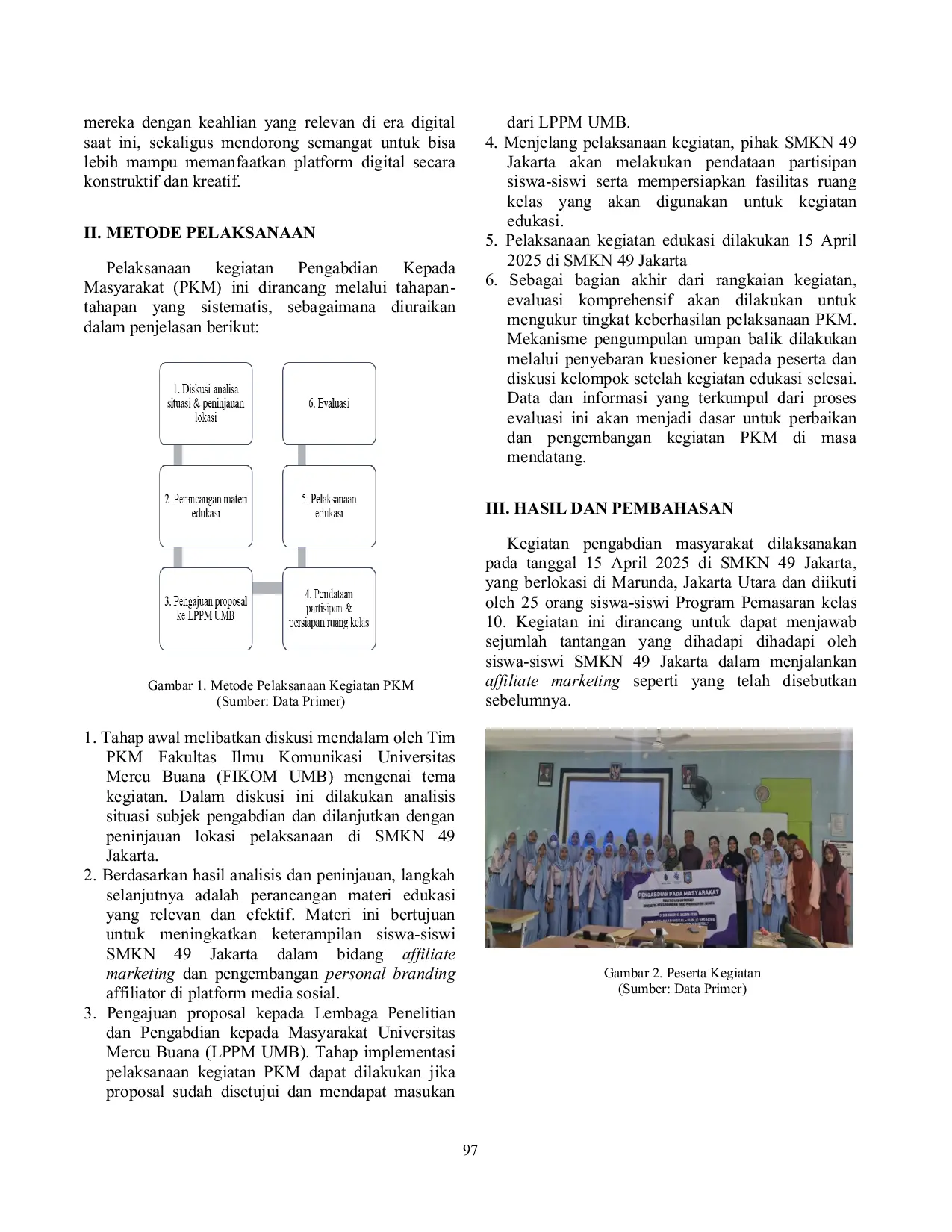 JURIS Edukasi Affiliate Marketing dan Personal Branding Affiliator di Media Sosial