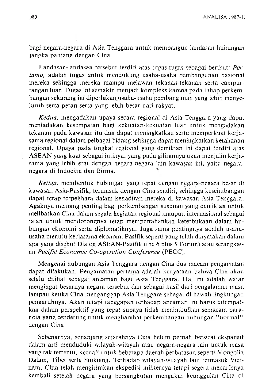 JURIS Peranan Cina di Asia Tenggara