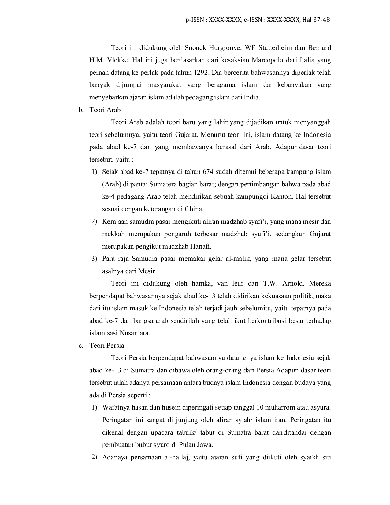 JURIS Masuknya Peradaban Islam ke Indonesia dan Peran Walisongo dalam Proses Islamisasi Nusantara