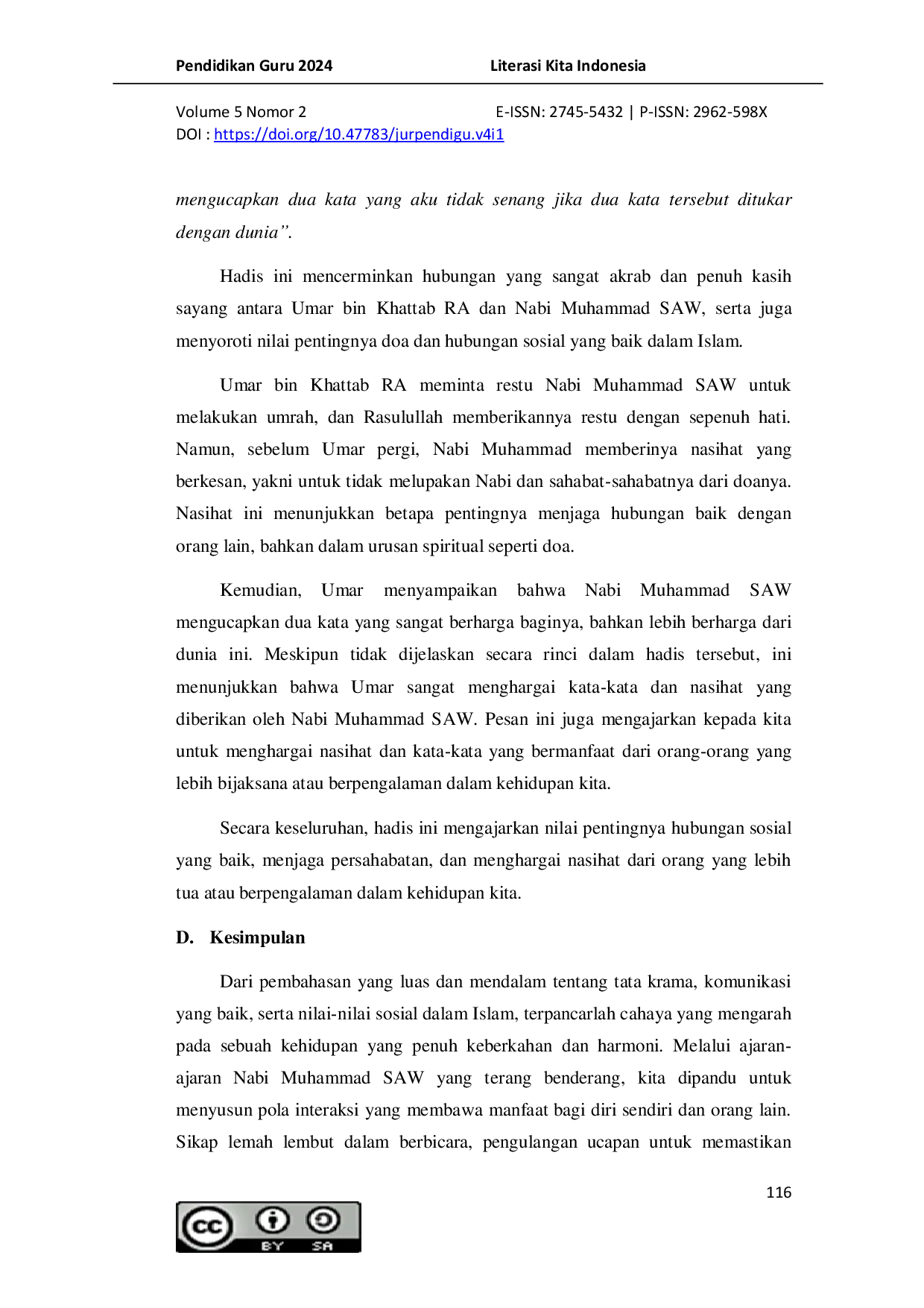 JURIS Etika Komunikasi Islam Analisis Literatur Qur an dan Hadits dalam Riyadhus Sholihin