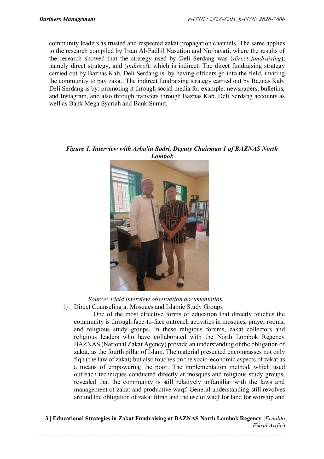 JURIS Educational Strategies in Zakat Fundraising at BAZNAS North Lombok Regency