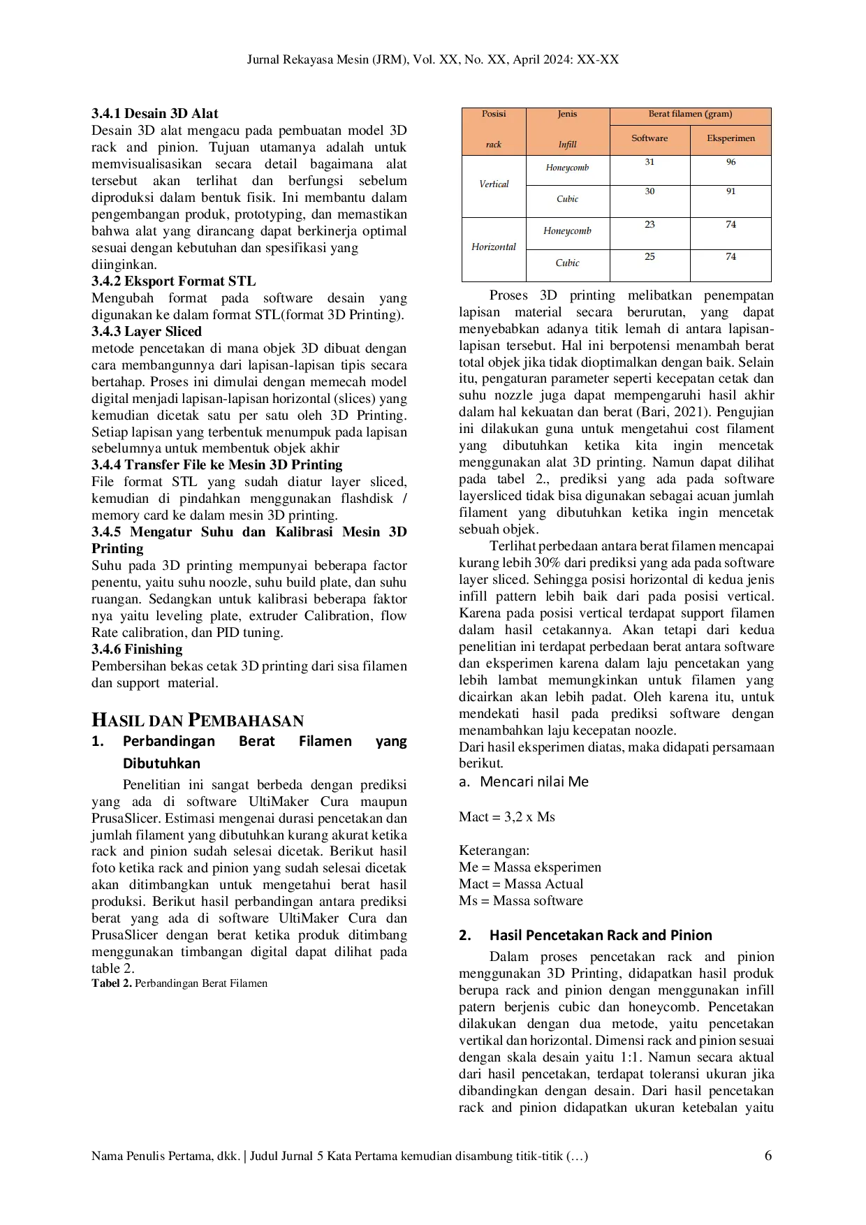 JURIS Proses Adaptive Manufacturing Mekanisme Pipetting System pada Alat Liquid Handling System LHS