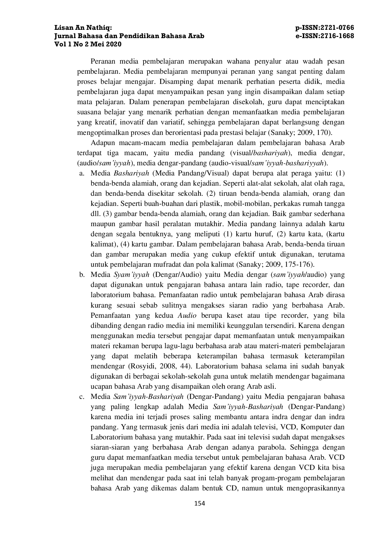 JURIS LEARNING ARABIC LANGUANGE BY USING LAQU Pembelajaran Bahasa Arab dengan LAQU