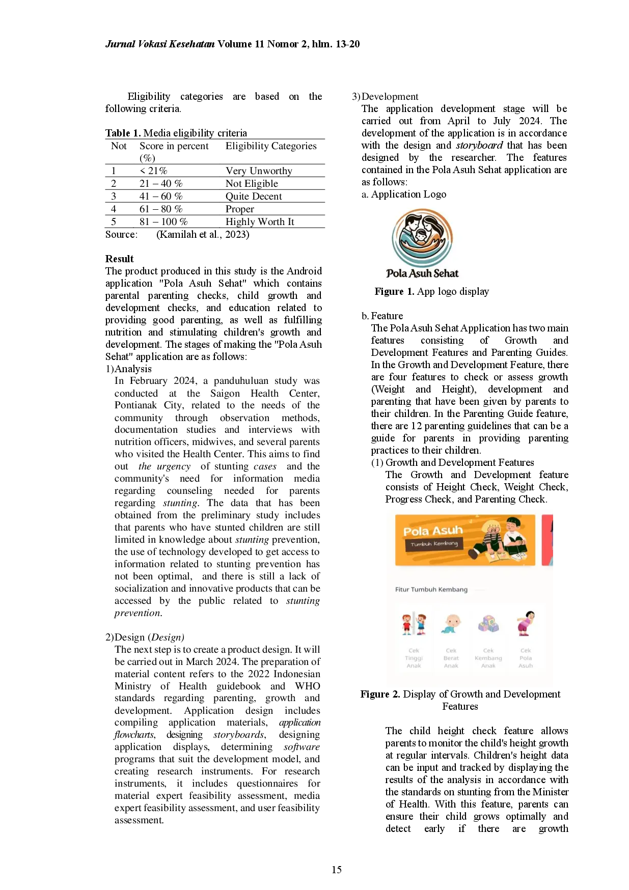 juris Analysis Of The Media Feasibility Of Android Based Applications Pola Asuh Sehat