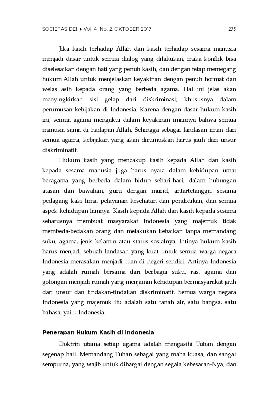 juris Hukum Kasih Landasan Bersama Agama agama