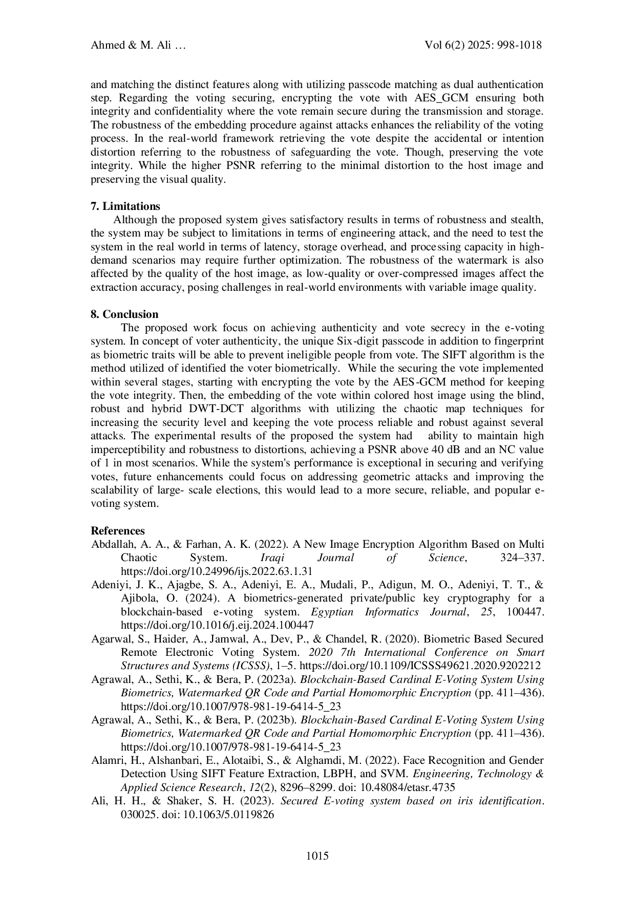 JURIS EAcVoting Fingerprint Secure Authentication AESAcGCM Encryption and Hybrid Blind Watermarking Utilizing System