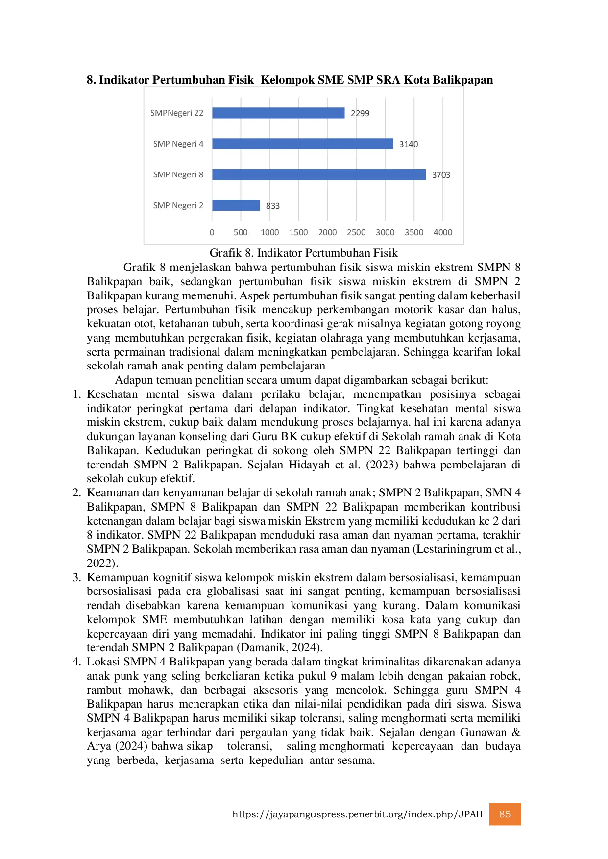 JURIS Peran Kearifan Lokal dalam Mewujudkan Sekolah Ramah Anak bagi Siswa dari Keluarga Miskin Ekstrem di Balikpapan