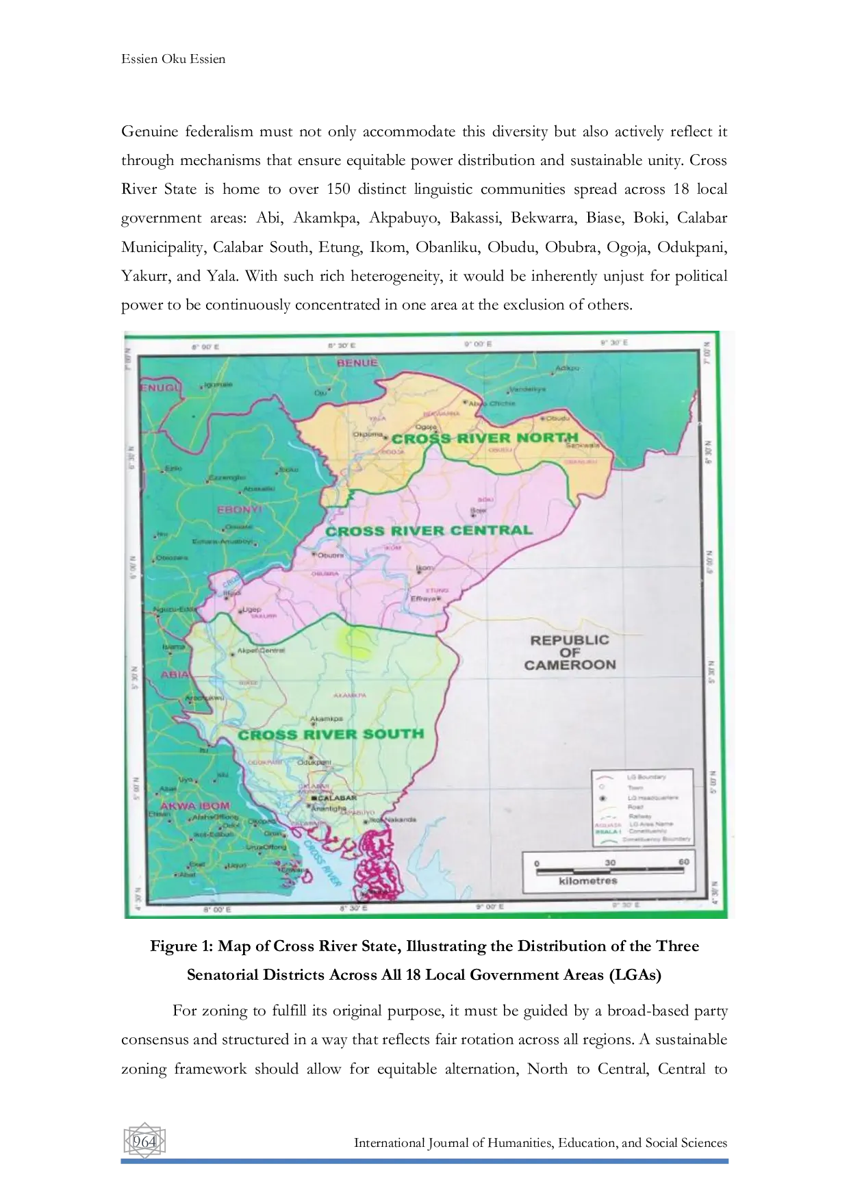 JURIS An Interpretive Inquiry into Electoral Zoning Politics in Cross River State Before the 2023 Gubernatorial Elections