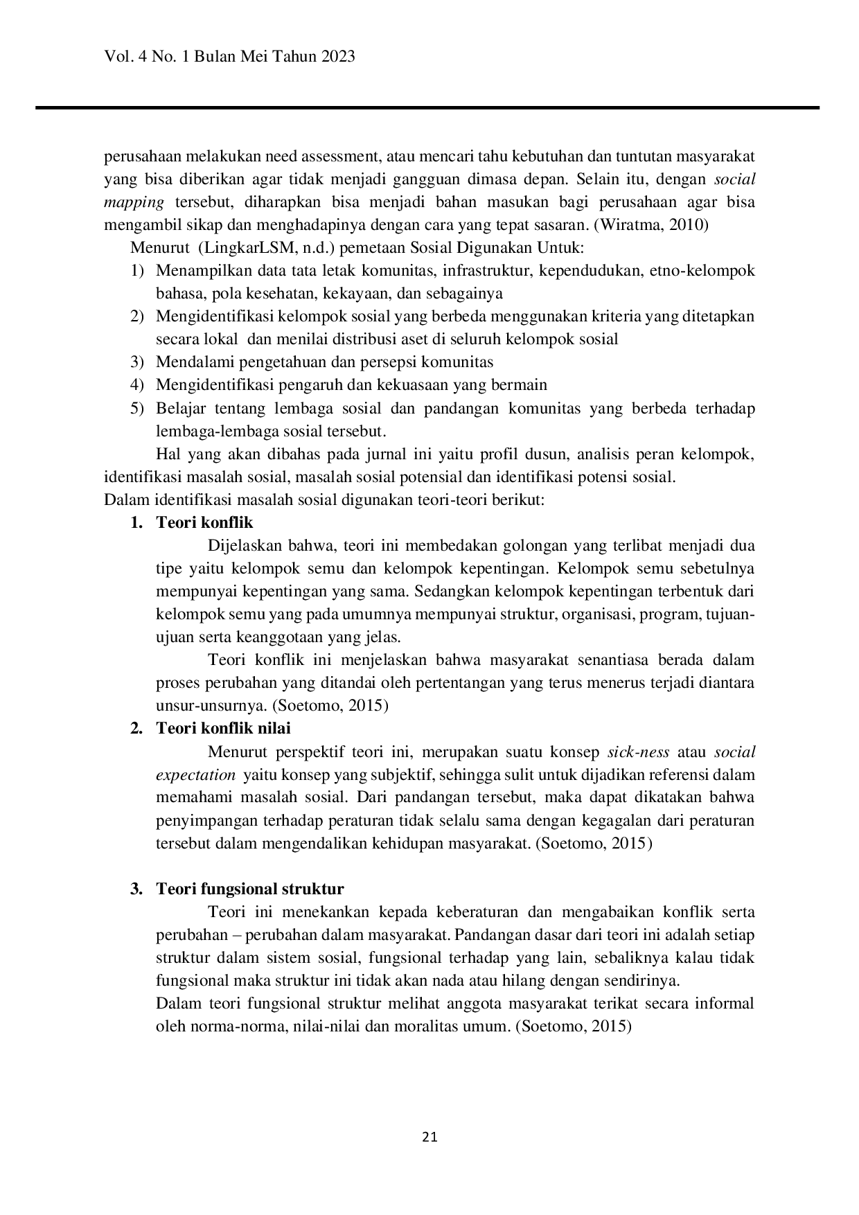 JURIS Analisis Social Mapping Terhadap Masyarakat Dusun Pamubutan Desa Cipetir Kabupaten Sukabumi