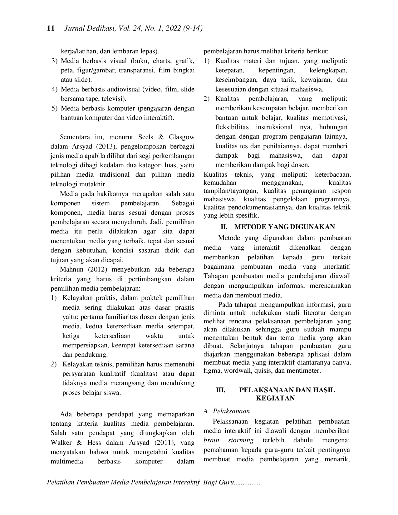 JURIS Pelatihan Pembuatan Media Pembelajaran Interaktif Bagi Guru