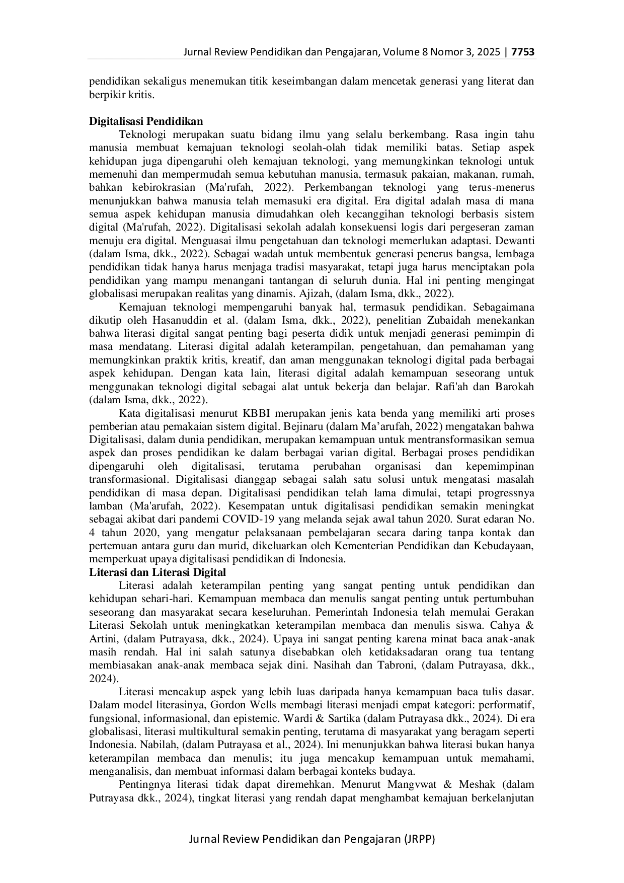 JURIS Digitalisasi dan Tantangan Literasi Kritis Antara Buku Cetak E Book dan AI dalam Kelas