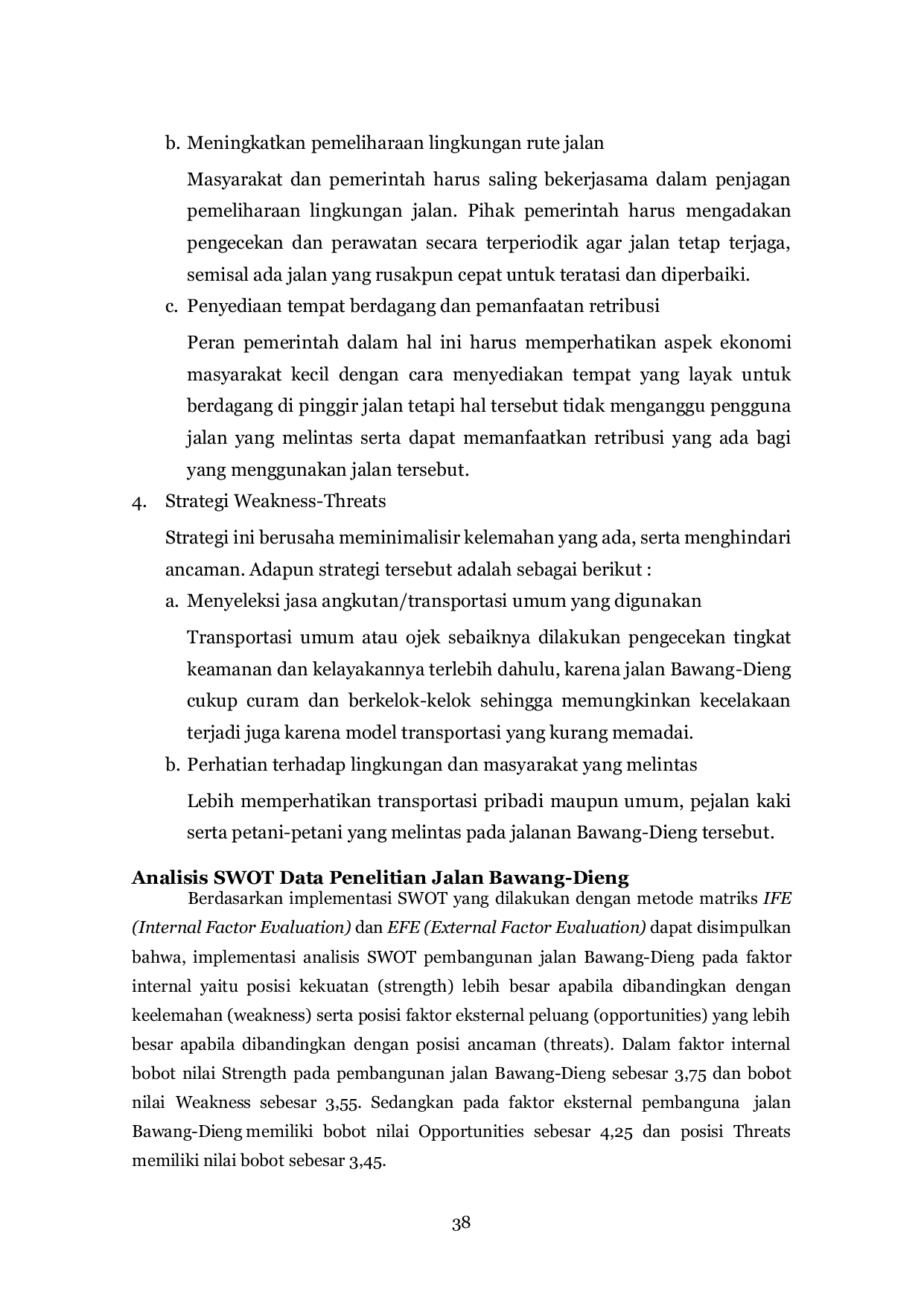 JURIS Analisis Dampak Pembangunan Infrastruktur Jalan Bawang Dieng Pada Pertumbuhan Ekonomi Masyarakat Perspektif Ekonomi Islam