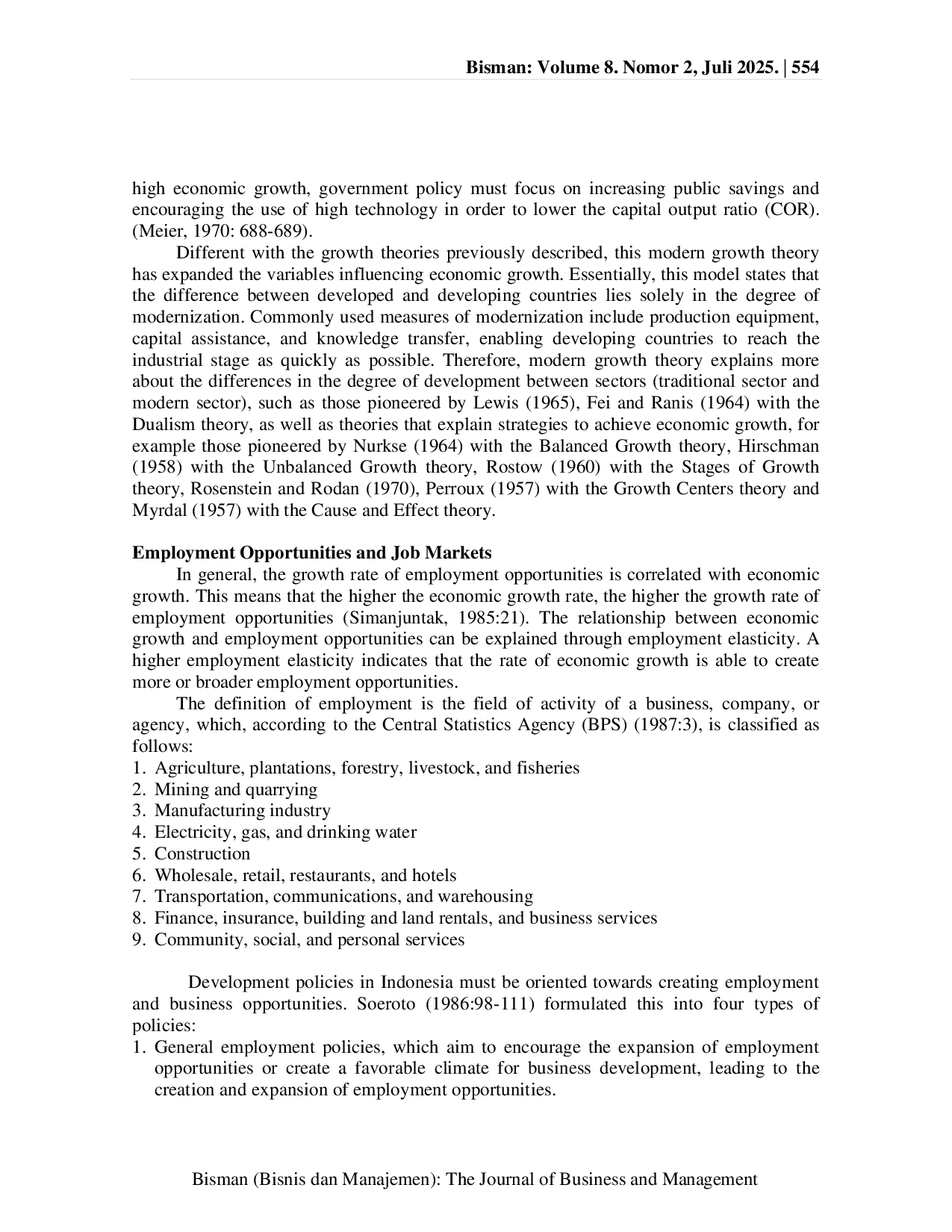 JURIS Economic Growth Welfare Of Non Civil Servant Families