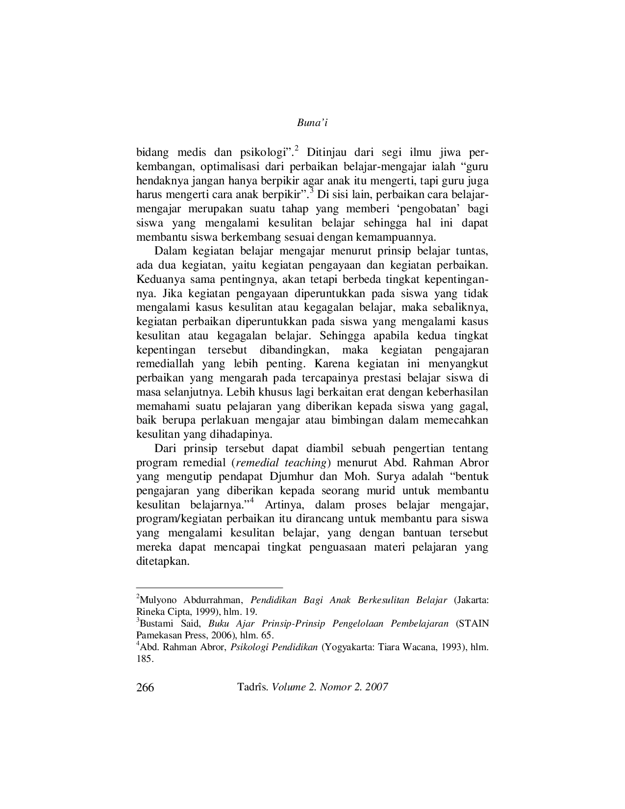 JURIS PROGRAM REMEDIAL Solusi Alternatif bagi Siswa yang Kesulitan Belajar dalam UNAS