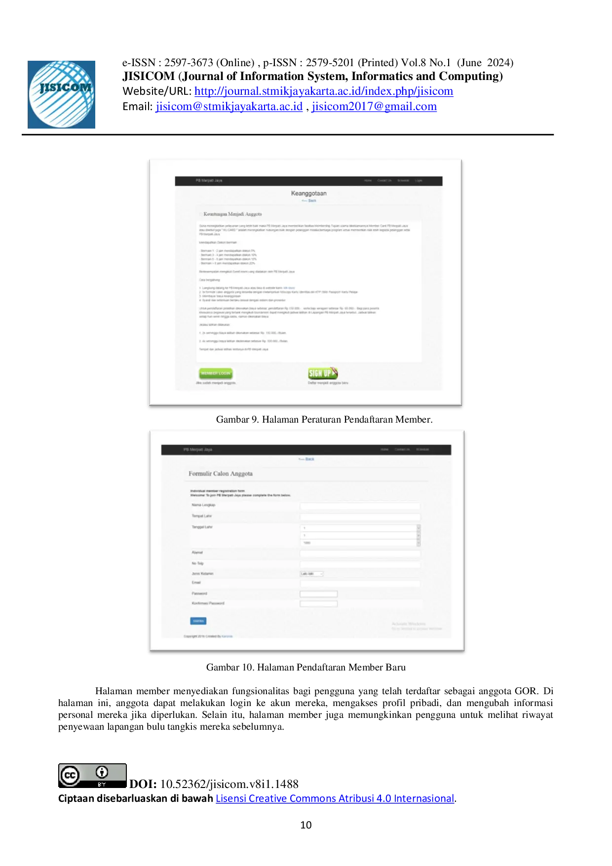 JURIS Penggunaan Model RAD dalam Perancangan Sistem Informasi Rental GOR PB Merpati Jaya
