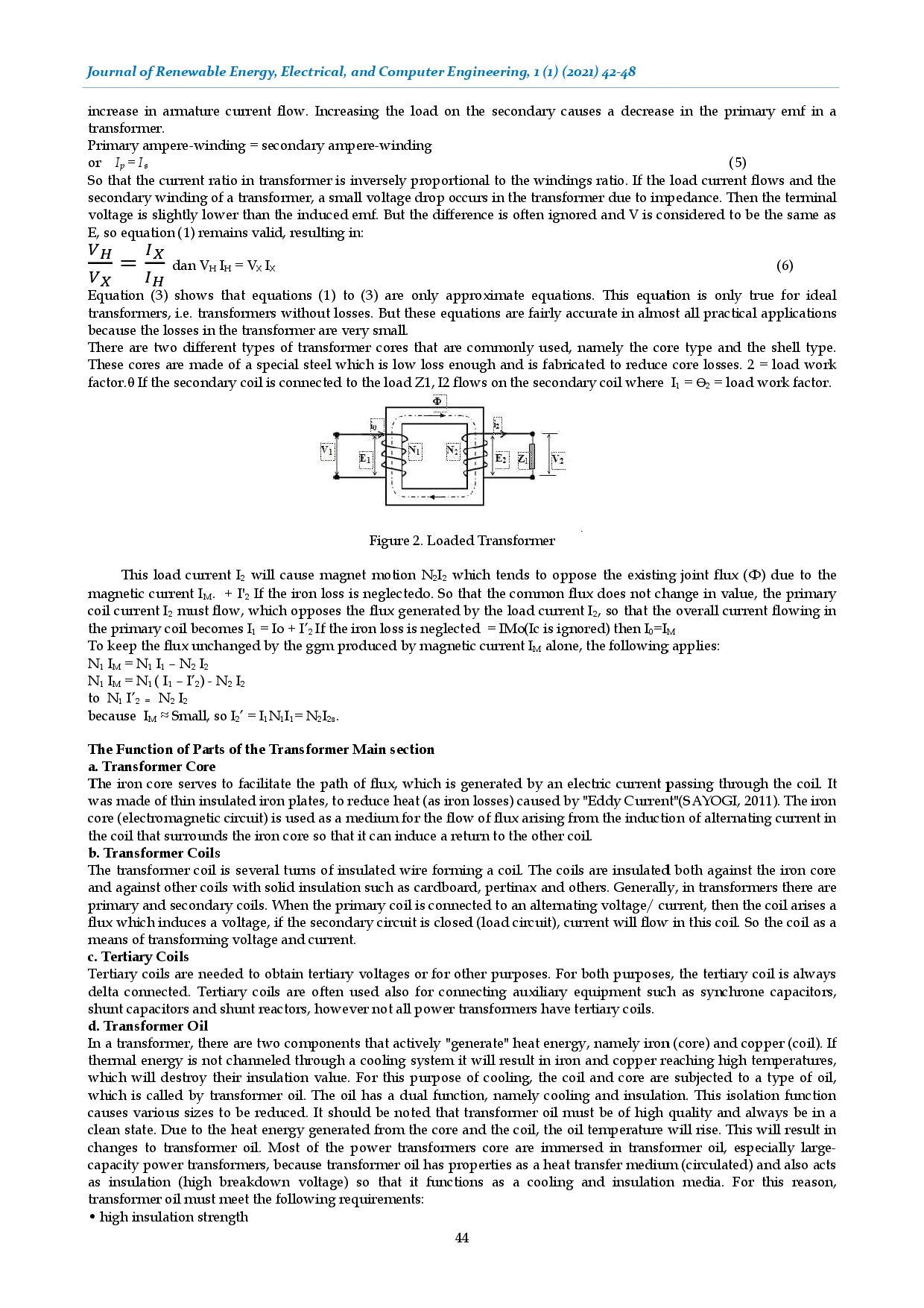 juris Analysis of Age Transformer Due to Annual Load Growth in 20 kV Distribution Network