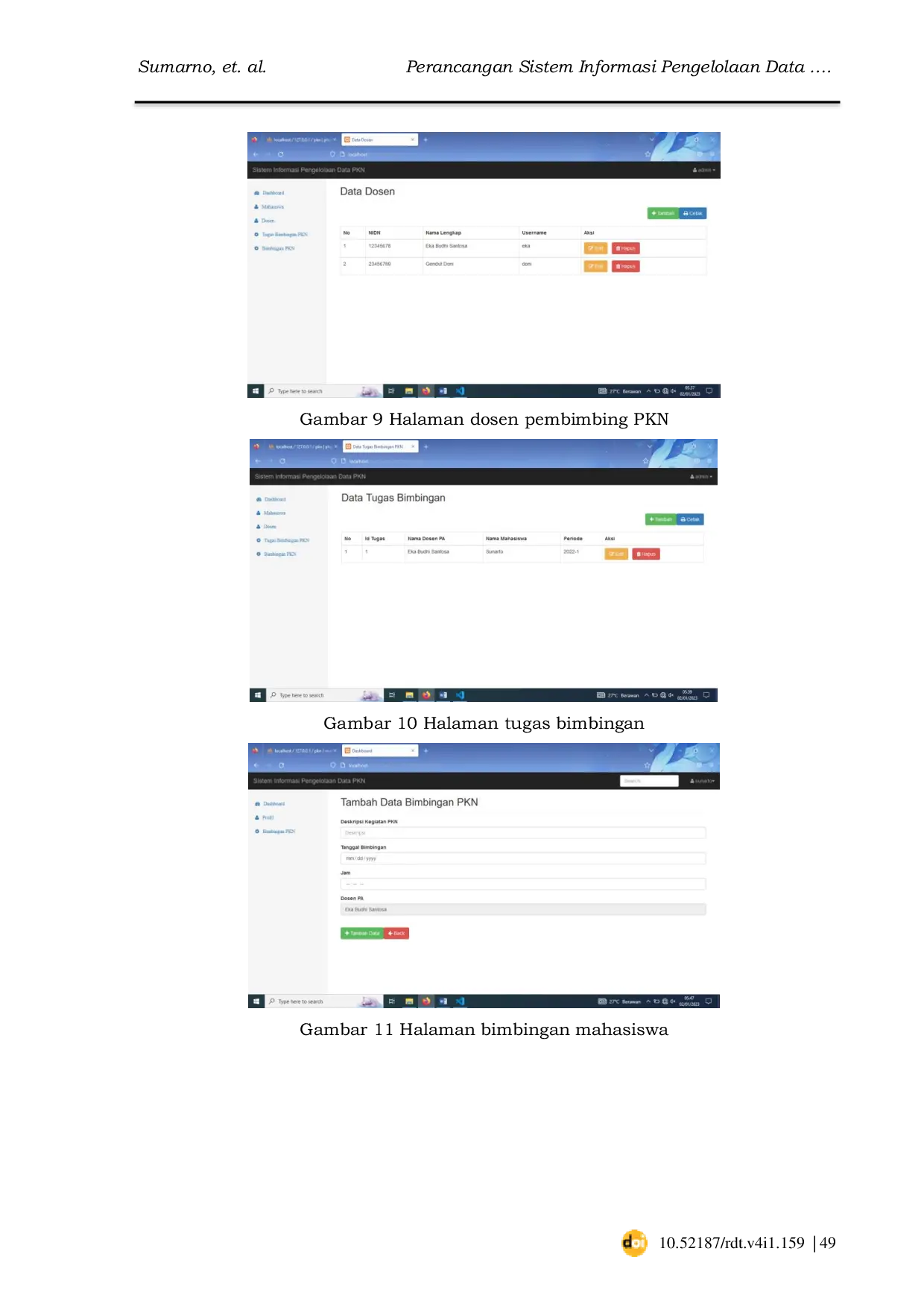 JURIS Design of Data Management Information System for Real Work Practices at the Faculty of Teacher Training and Education Sebelas Maret University Surakarta
