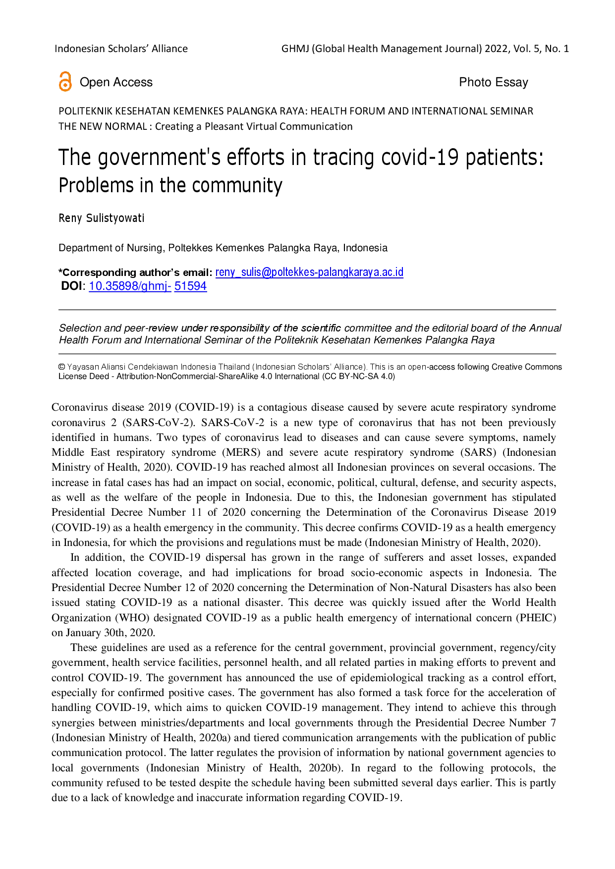 juris The government s efforts in tracing covid 19 patients Problems in the community