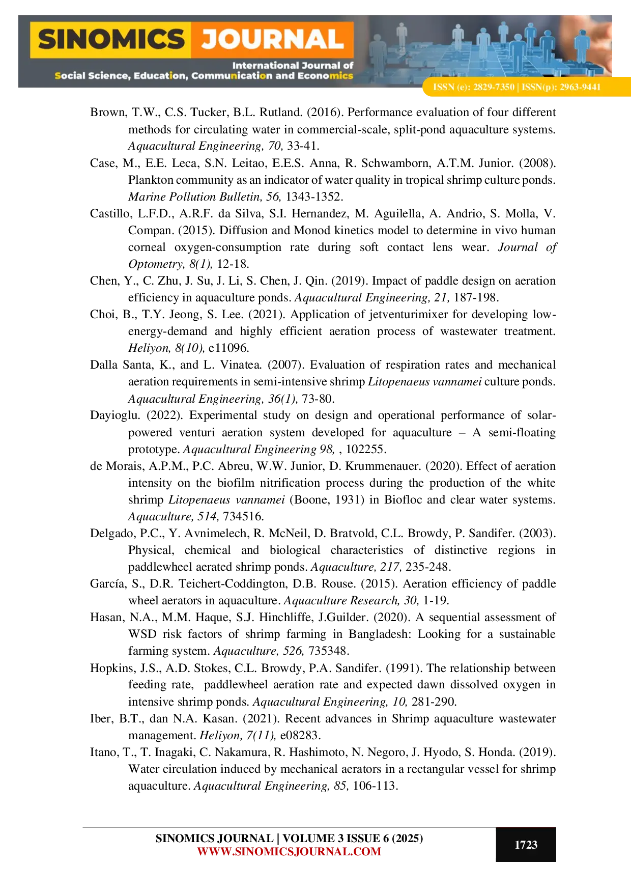JURIS Dynamic Modeling Analysis of Paddle Aerator Performance on Litopenaeus vanamei Ponds