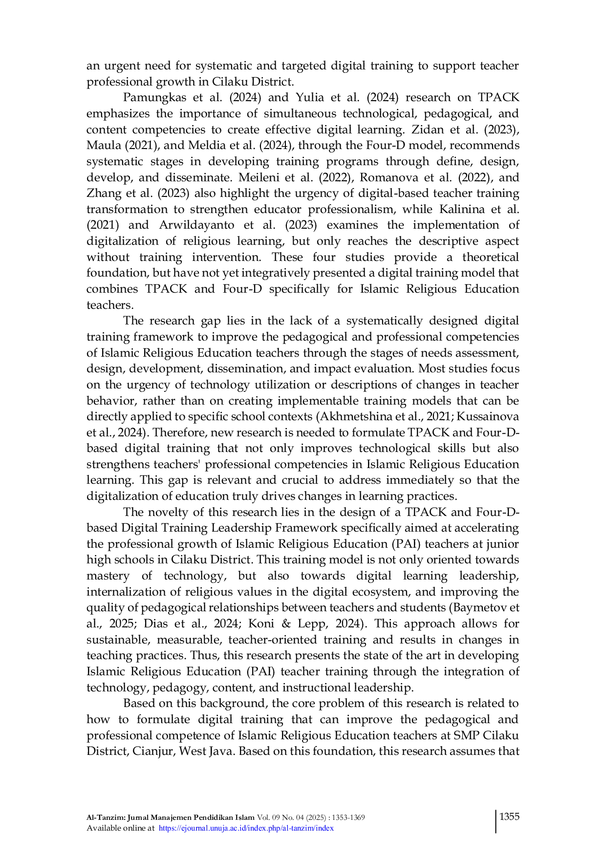 JURIS Enhancing Digital Competencies in Education A Comprehensive Framework for Teacher Training and Leadership