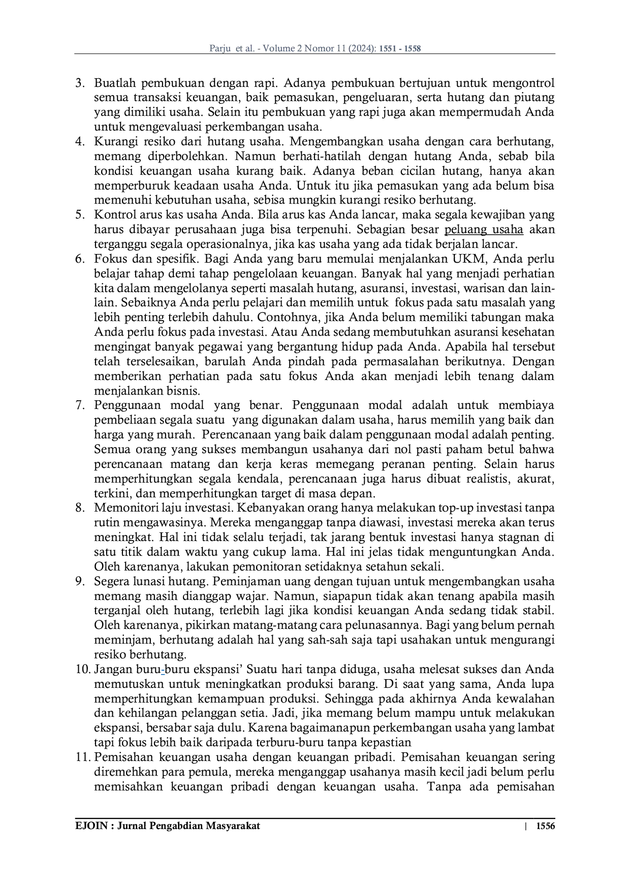 JURIS Inovasi Pengelolaan Keuangan Pada Wirasusaha Batik Tapak Doro Kota Semarang